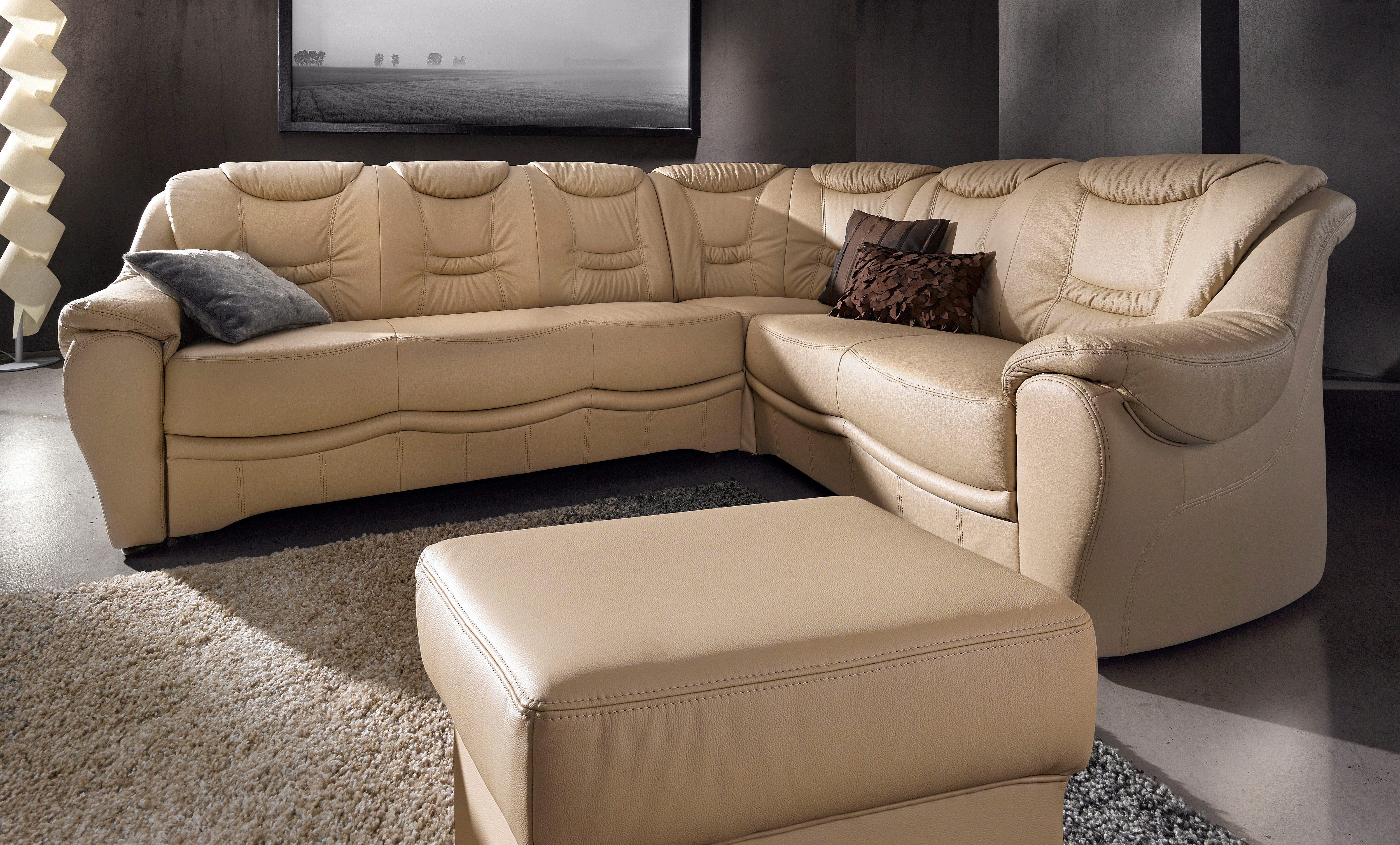 sit&more Hoekbank Benson L-vorm optioneel met slaapfunctie