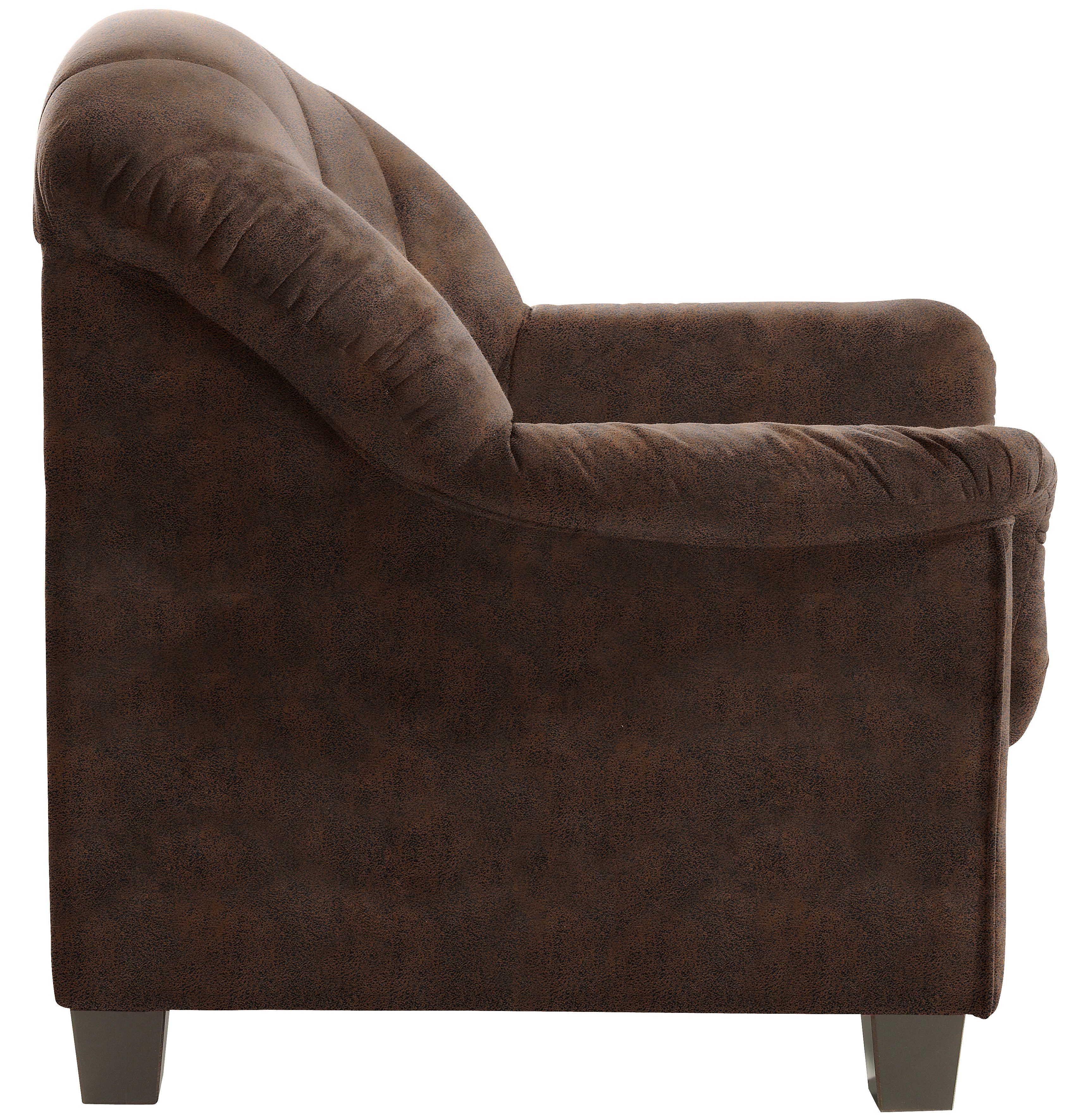 Home affaire Fauteuil Camelita ook in leer 4 overtrekstoffen ter keuze (set)