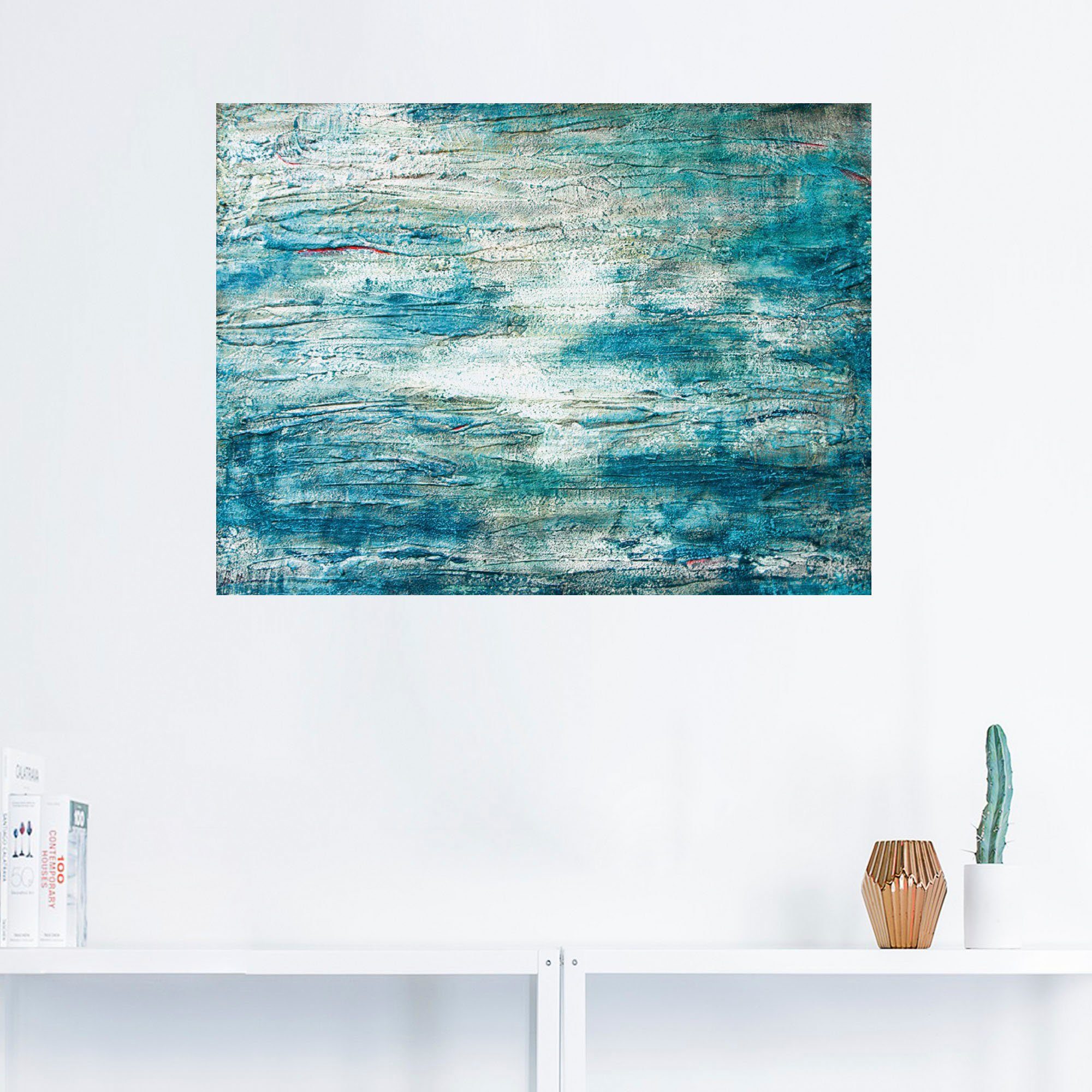 Artland Artprint Abstracte schilderkunst aquarel als artprint op linnen, poster, muursticker in verschillende maten