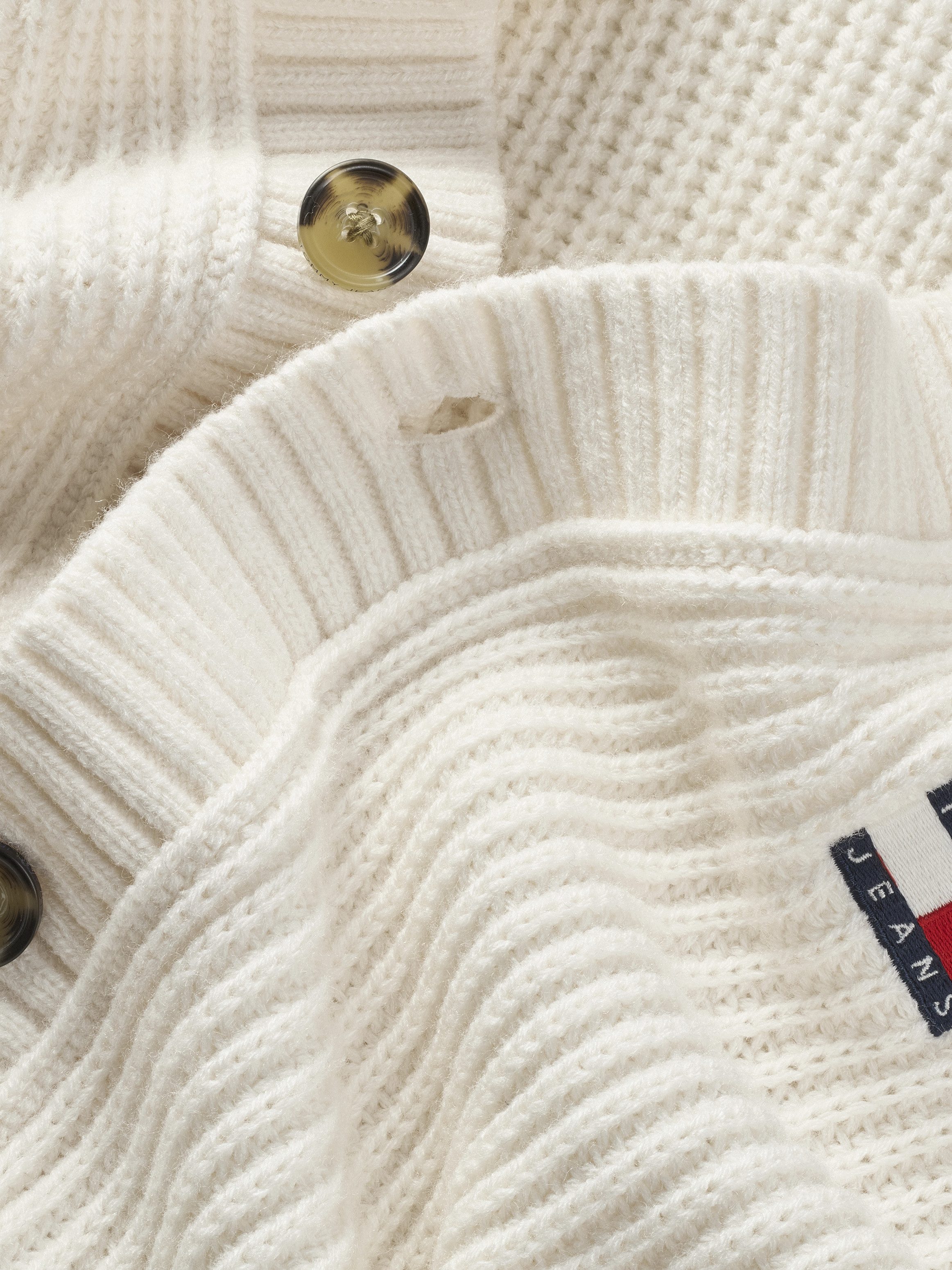 TOMMY JEANS Cardigan TJM REG JERSEY STITCH CARDI