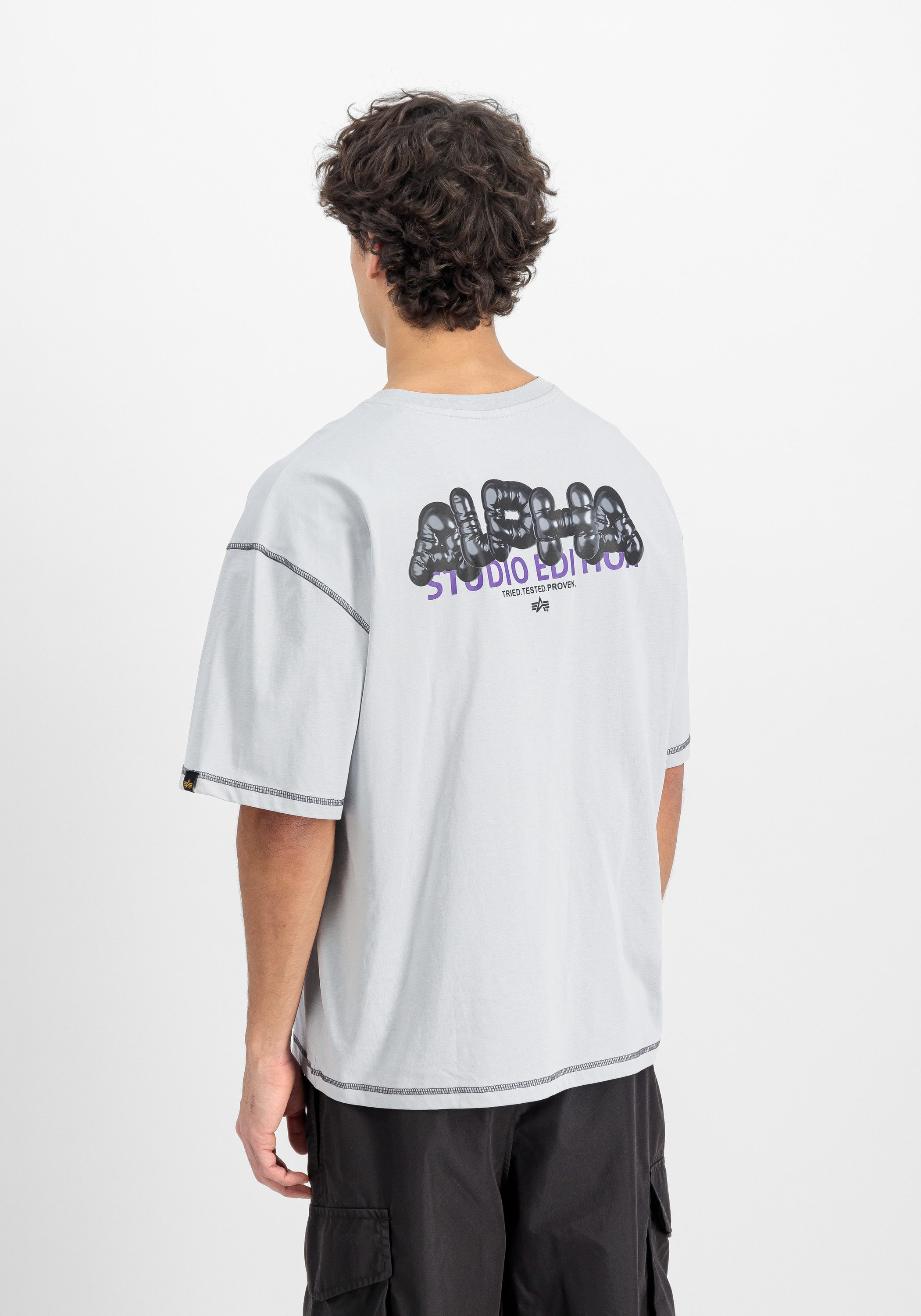Alpha Industries T-shirt Alpha Industries Men - T-Shirts Studio Bubble Backprint T-Shirt