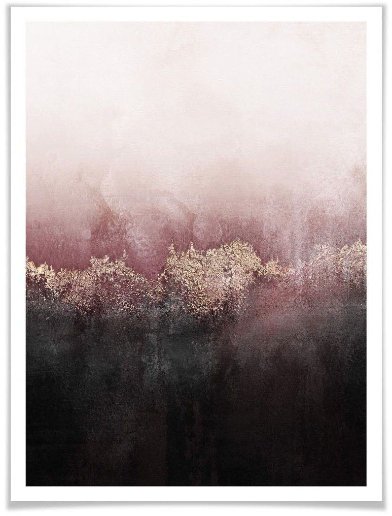 Wall-Art Poster Roze hemel (1 stuk)