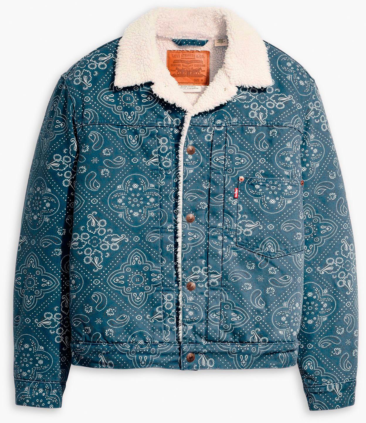 Levi's® Jeansjack TYPE 1 SHERPA TRUCKER BLUES