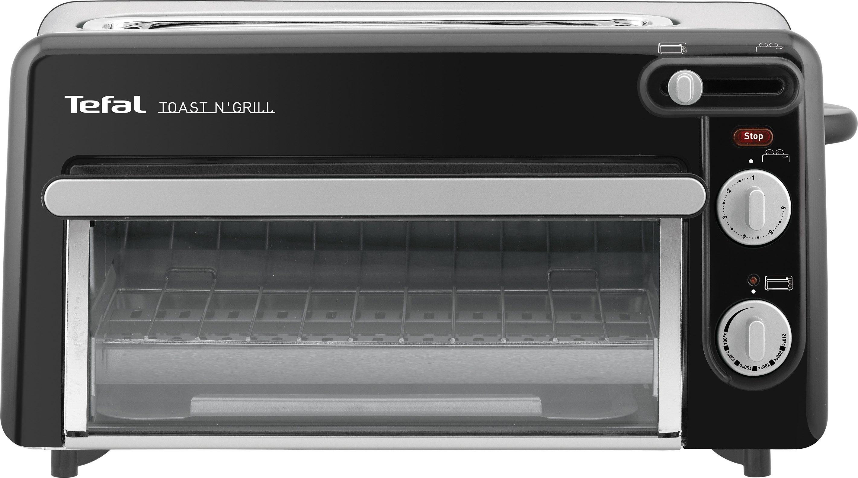 Tefal Mini-oven TL6008 Toast n’ Grill zeer energiezuinig en snel, 1300 w