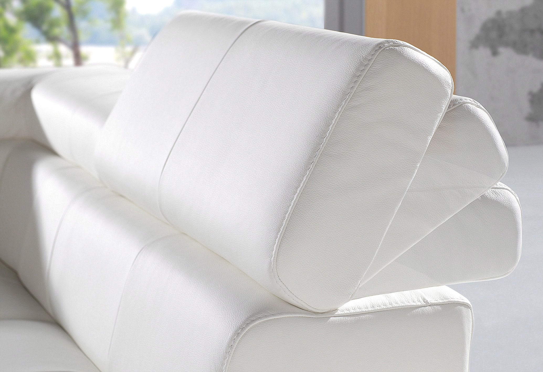 COTTA Hoekbank Enterprise L-vorm met hoofd- en armverstelling, optioneel met bedfunctie
