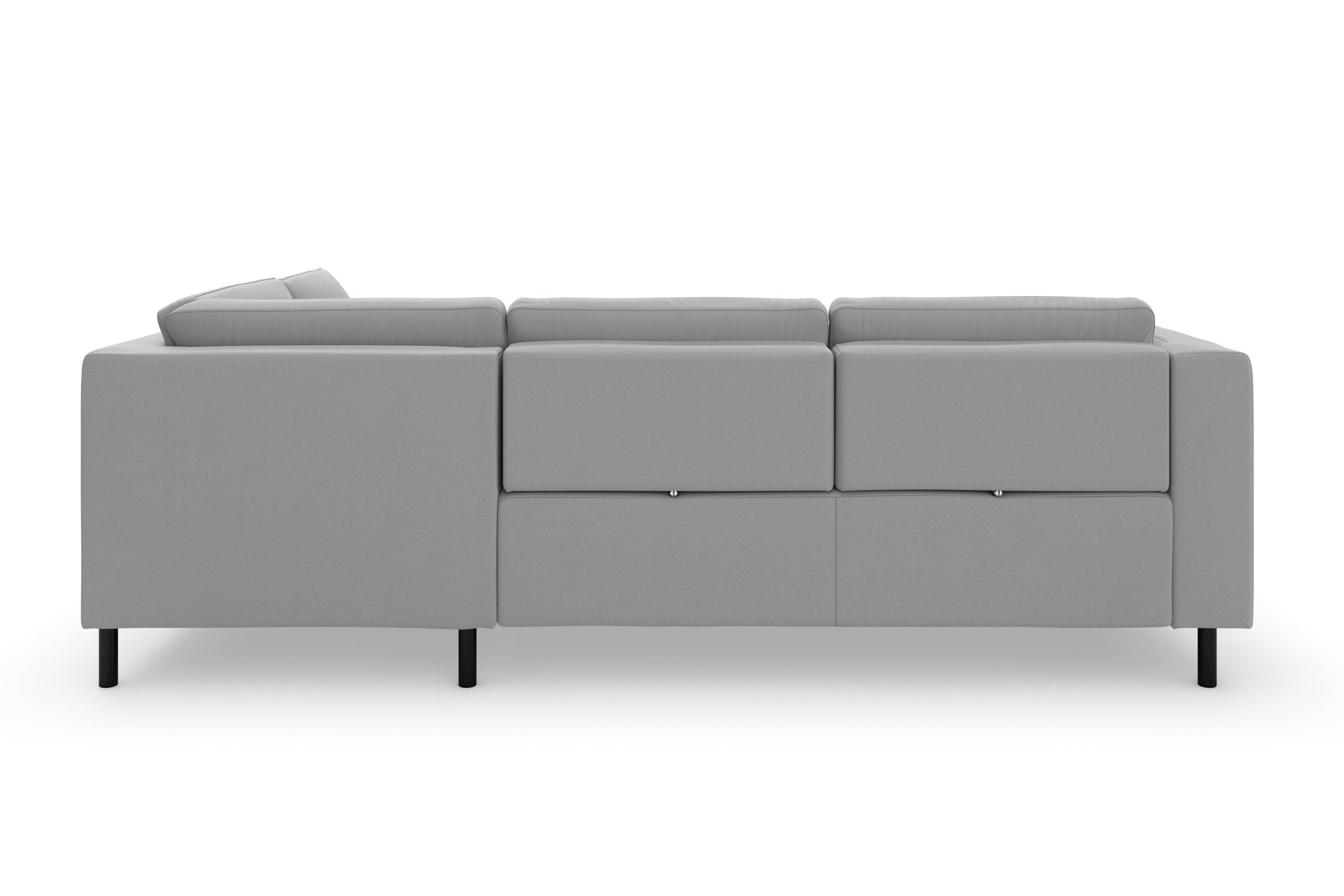 sit&more Hoekbank Olsen L-vorm inclusief zitdiepteverstelling, naar keuze met slaapfunctie, 15 cm hoog