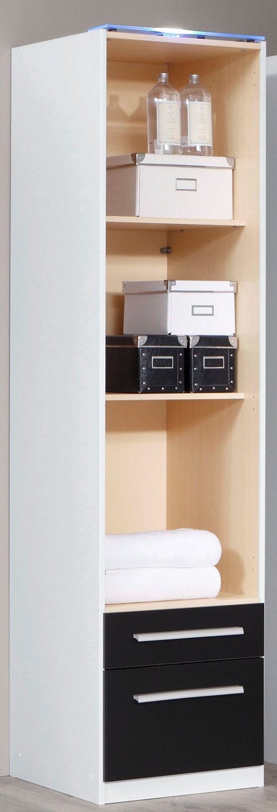 priess Kledingkast Kast garderobe waskast Barcelona in 5 breedtes veel opbergruimte, ruime lades, met spiegel, made in germany
