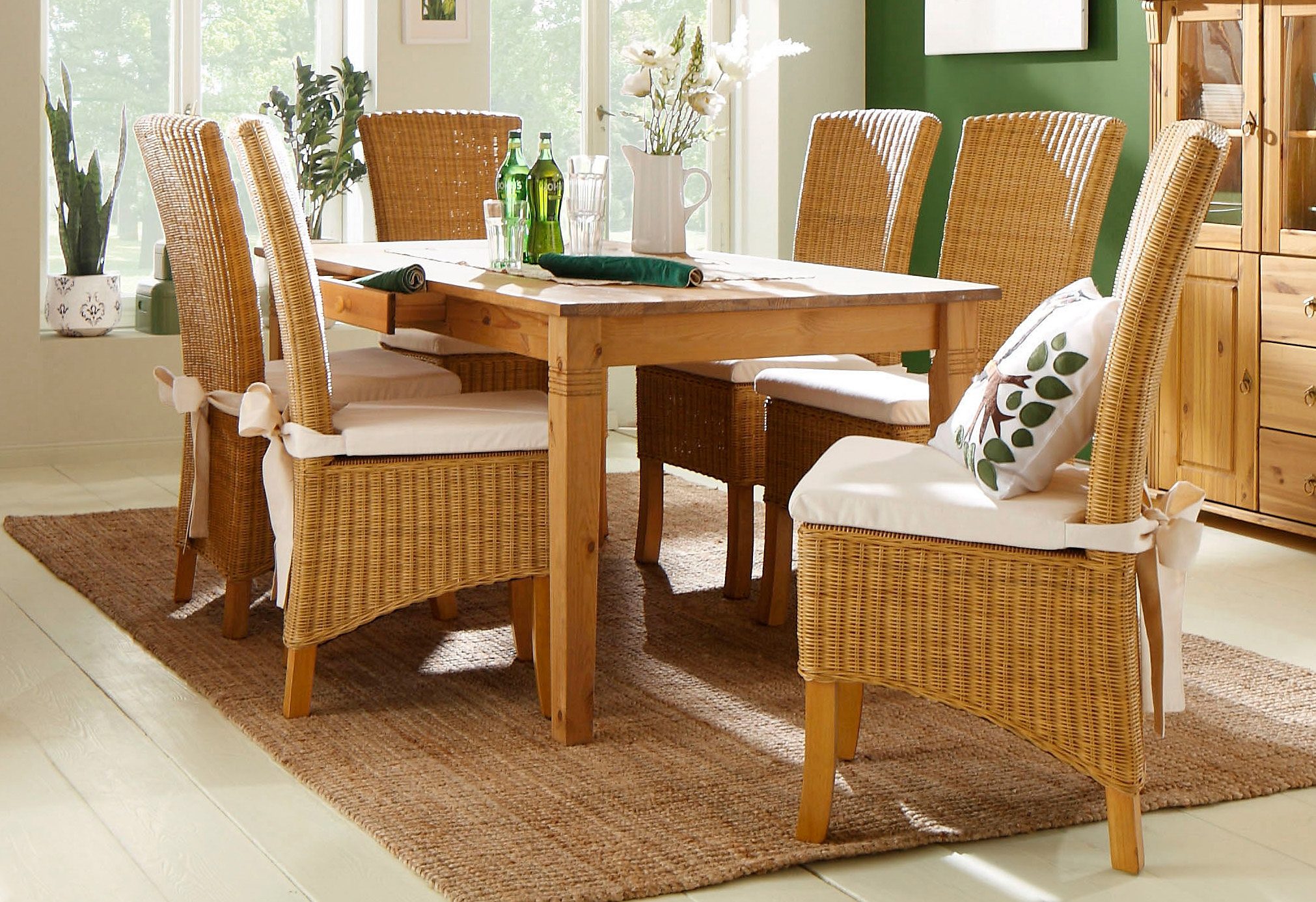 Home affaire Eettafel Danuta keuze met lade, van massief grenen, fsc®-gecertificeerd