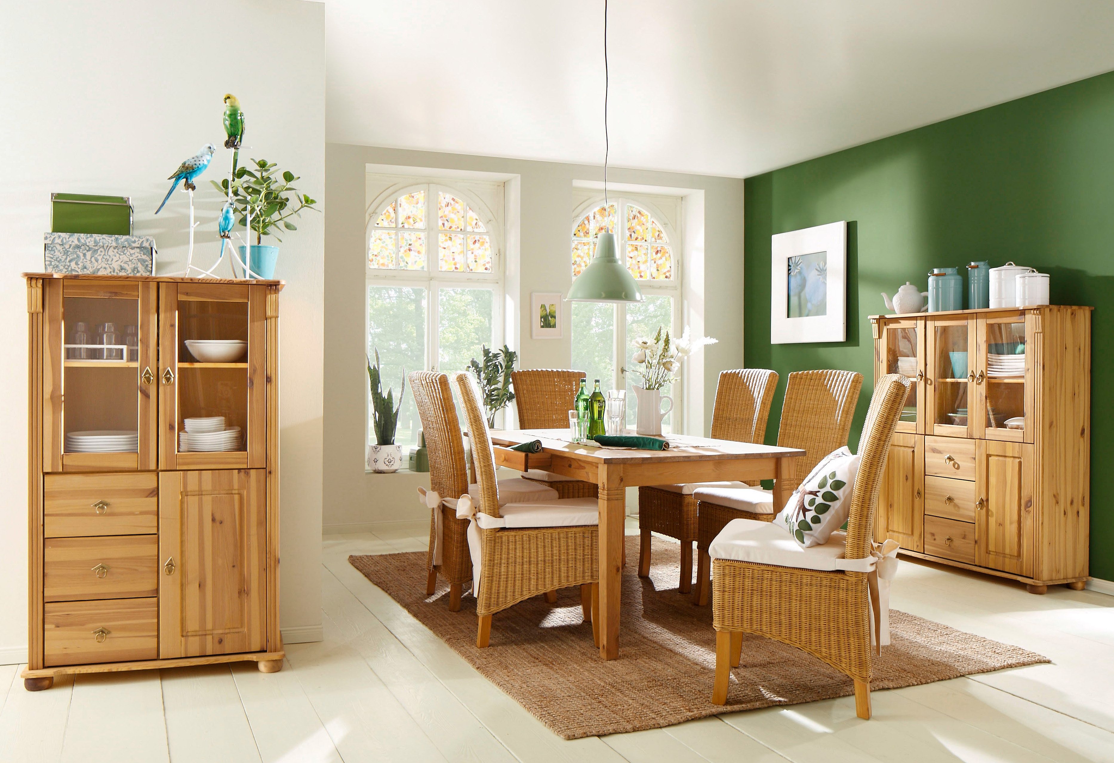 Home affaire Eettafel Danuta keuze met lade, van massief grenen, fsc®-gecertificeerd