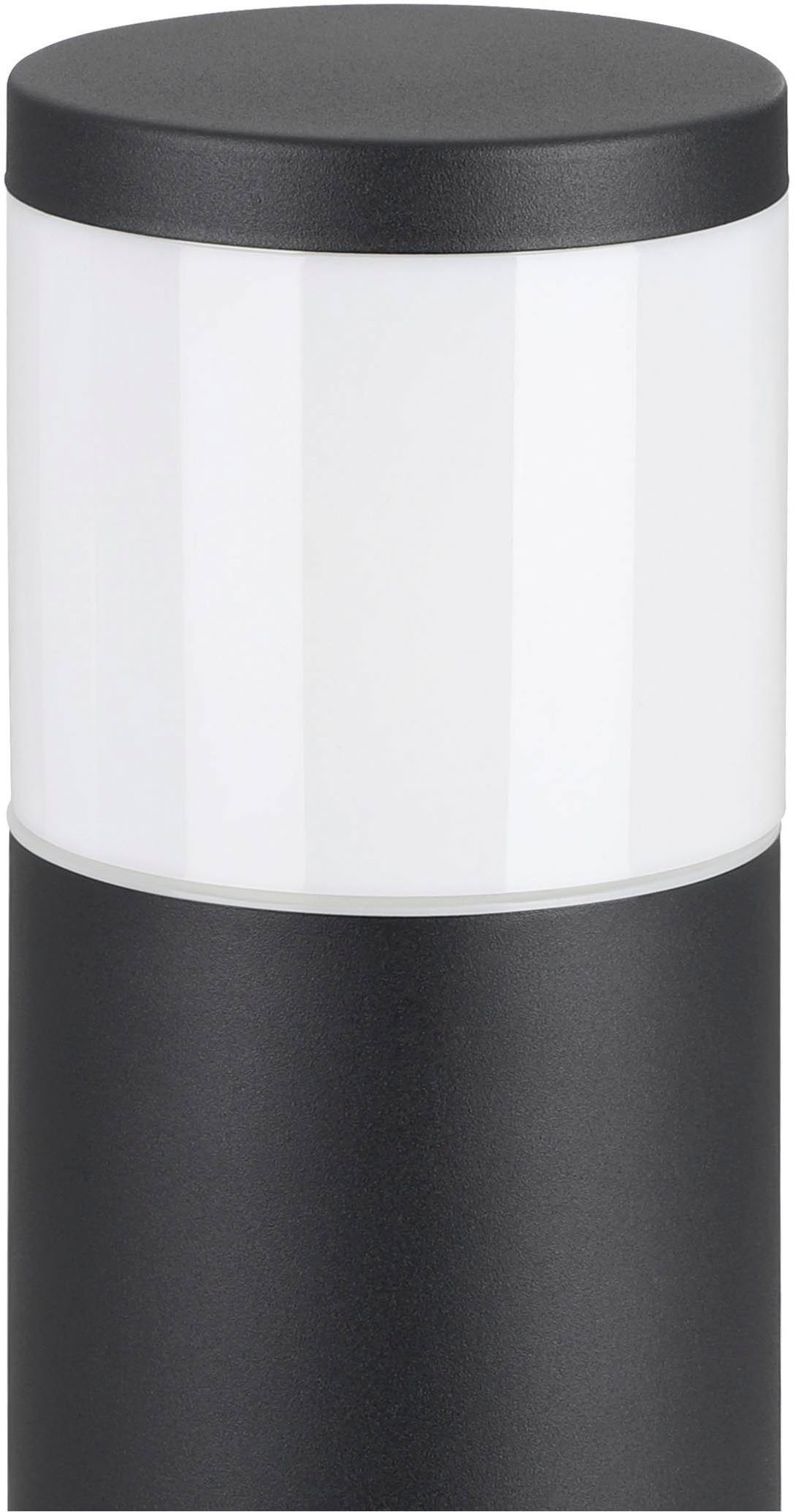 EGLO Staande lamp BASALGO-Z vloerlamp, buitenverlichting, zwart, IP44, ZigBee 3.0 App / spraakbesturing Alexa, ‎‎112x110x470cm, excl. afstandsbediening (1 stuk)