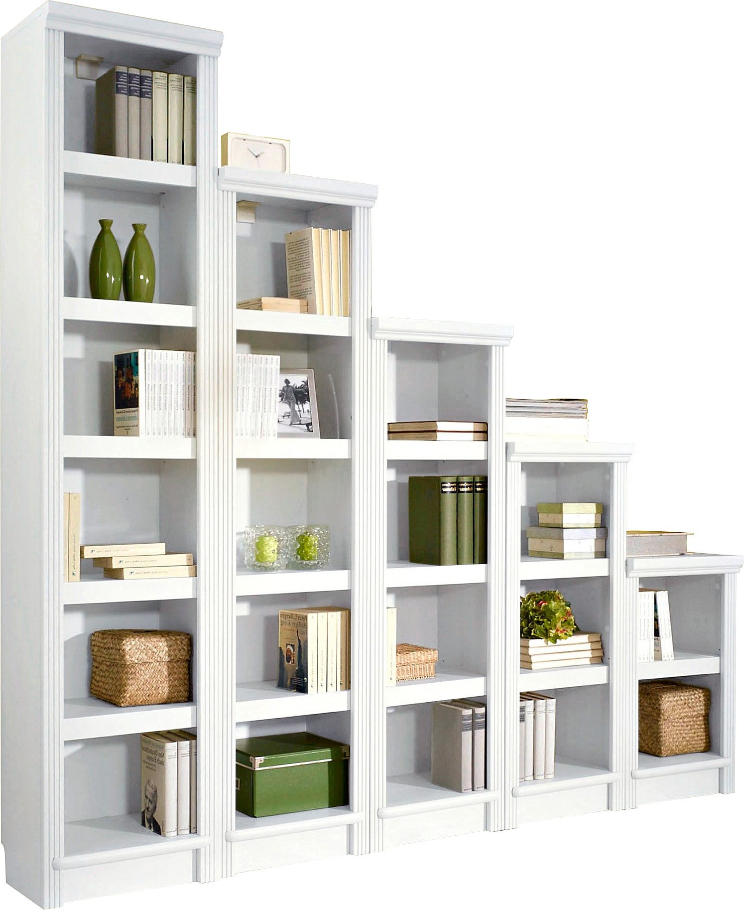 Home affaire Staand rek Soeren tussenschotjes Van massief grenen, afm. (bxdxh): 40x29x97 cm