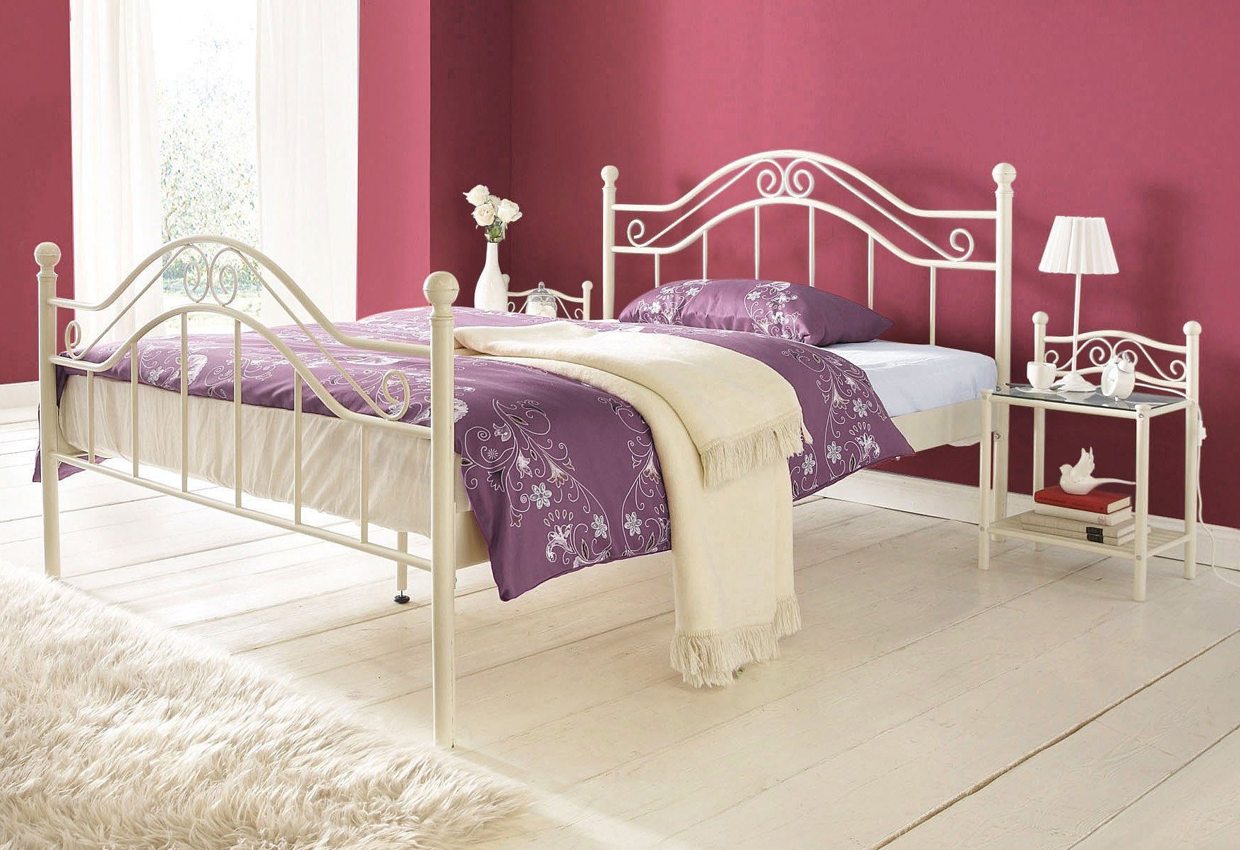 Home affaire Metalen ledikant bedden wit
