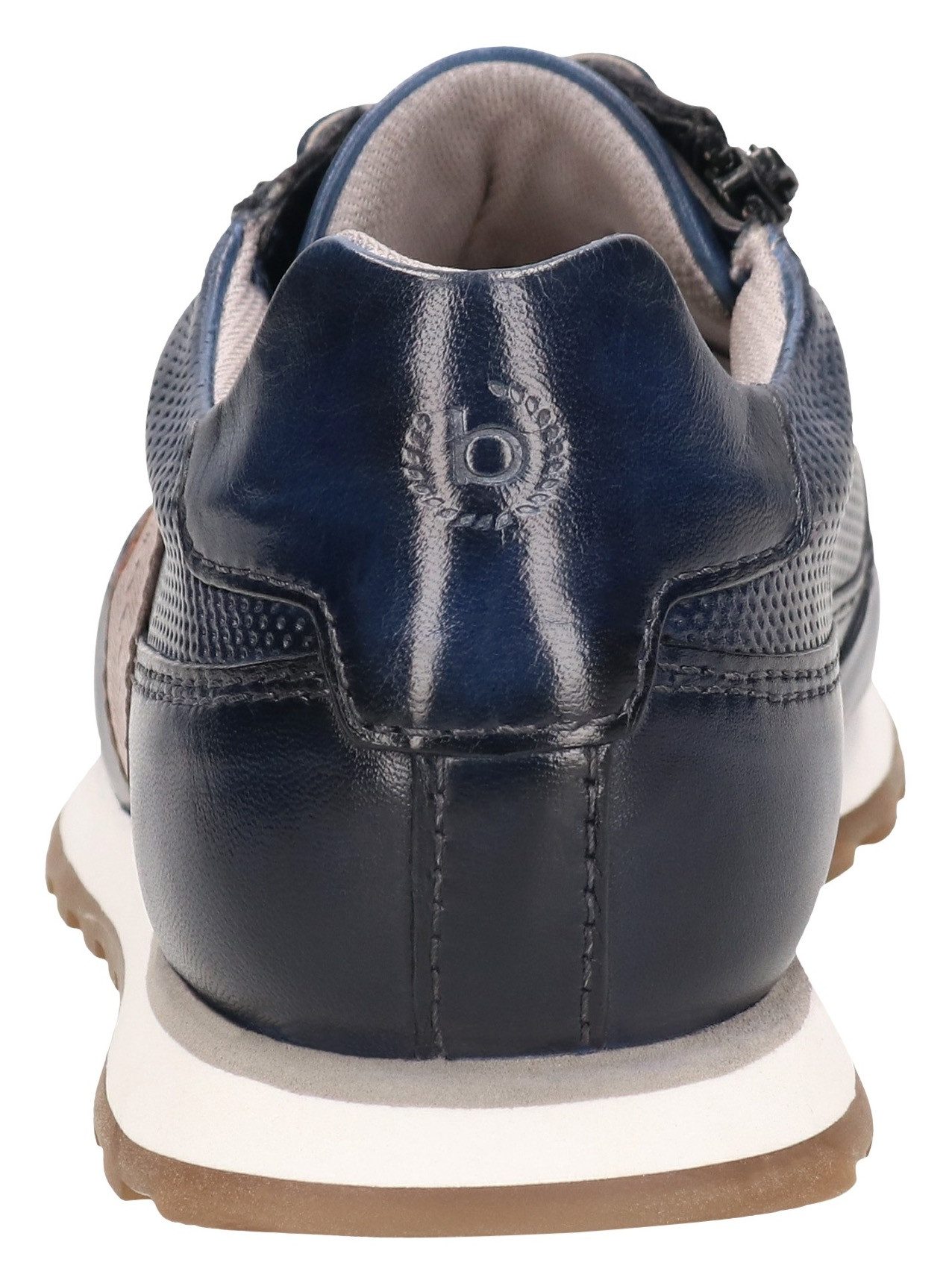 Bugatti Sneakers vrijetijdsschoen, lage schoen, veterschoen met contrast bies