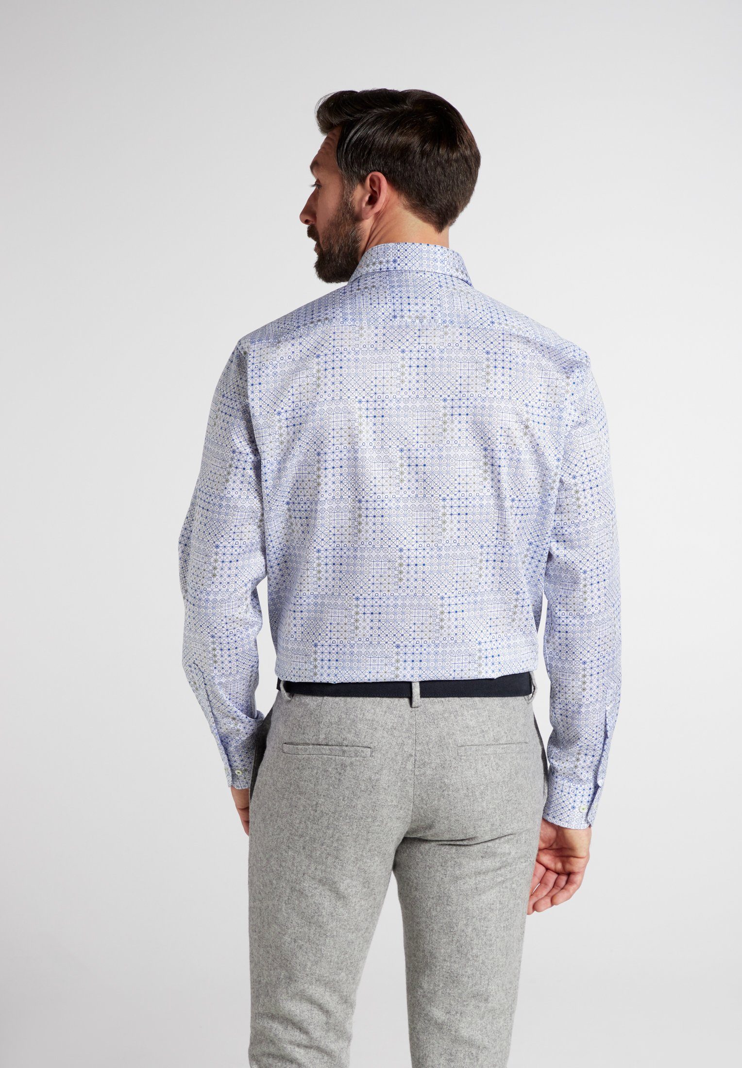 Eterna Overhemd met lange mouwen Comfort fit EASY IRON (gemakkelijk te strijken)