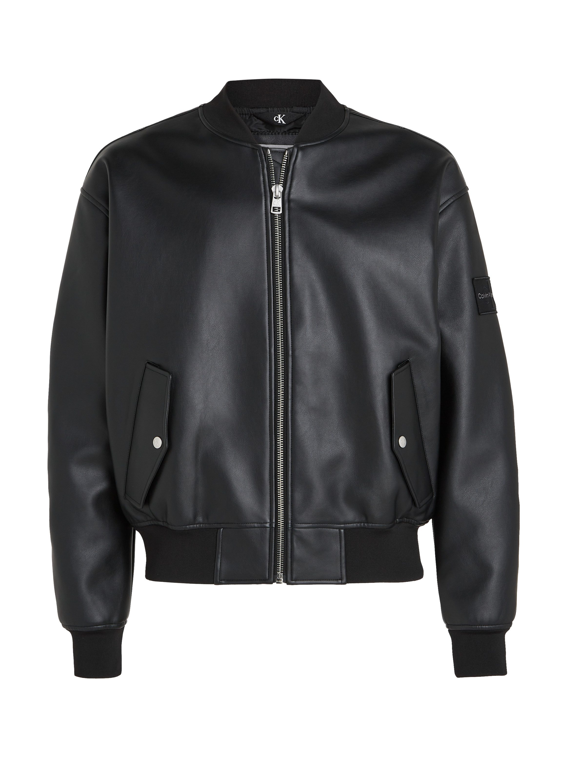 Calvin Klein Jack in collegestijl FAUX LEATHER BOMBER
