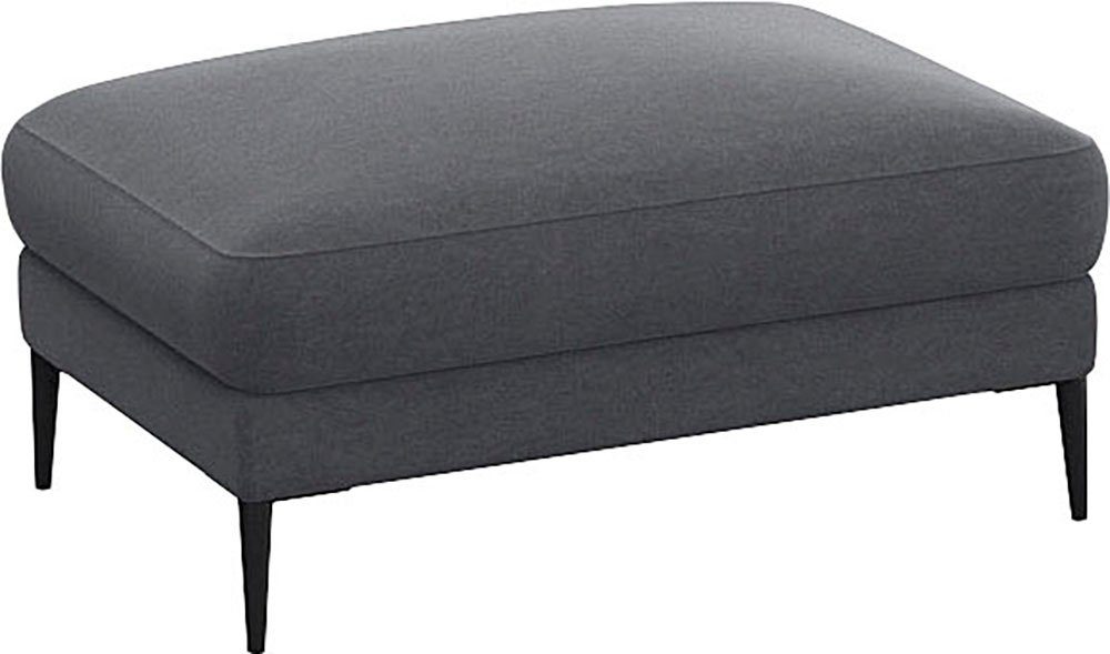 FLEXLUX Poef Belle gestoffeerde hocker, zithocker Scandinavisch design, in een sublieme verwerking