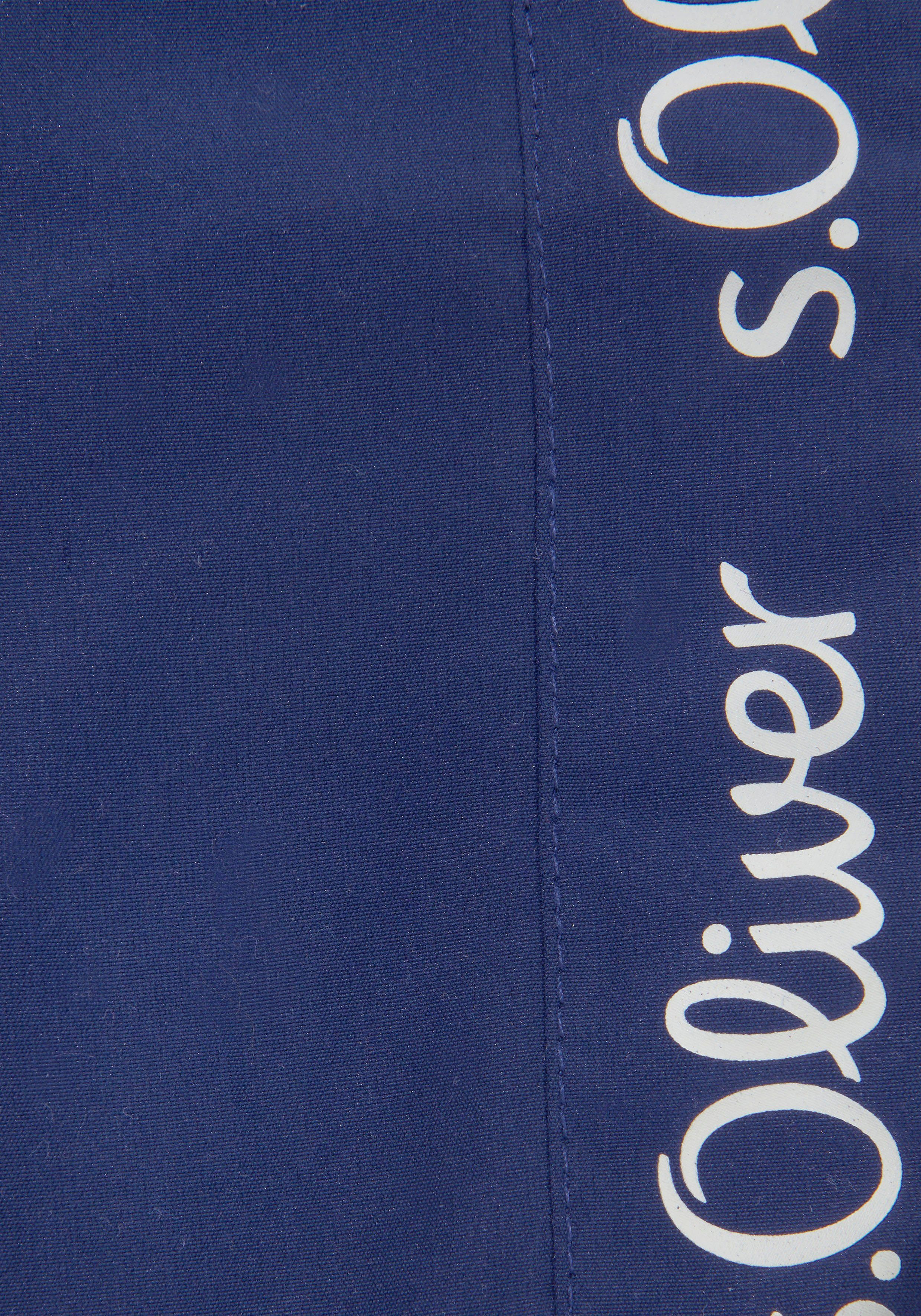 s.Oliver RED LABEL Beachwear Zwemshort met merkopschriften