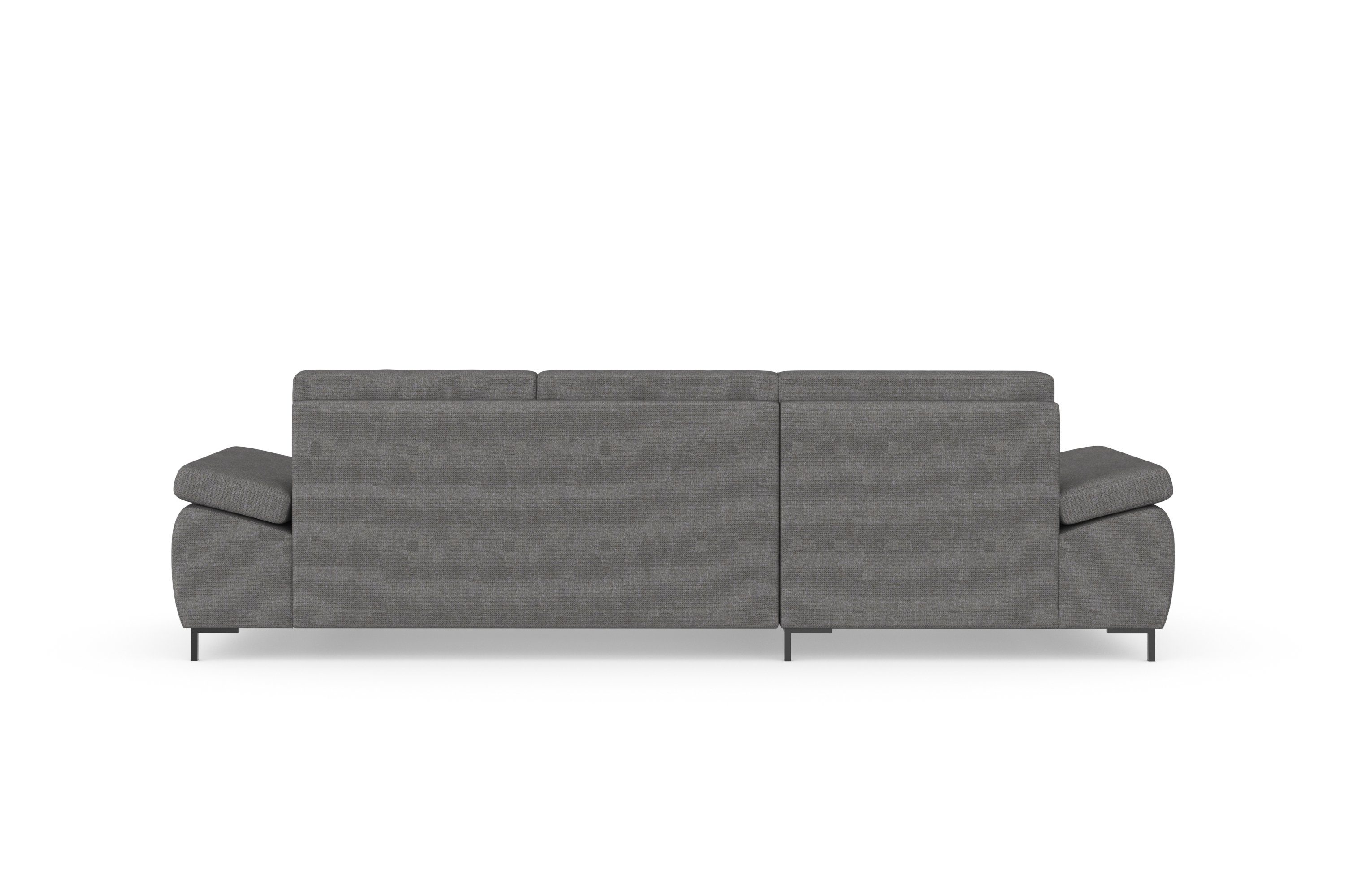 DOMO collection Hoekbank Capelo, comfortabel, duidelijke lijnen kenmerken dit ontwerp, L-Vorm met verstelbare armleuningen, naar keuze met slaapfunctie, binnenvering