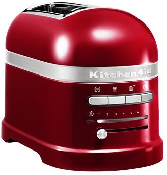 kitchenaid toaster artisan 5kmt2204eca snoepappel-rood rood