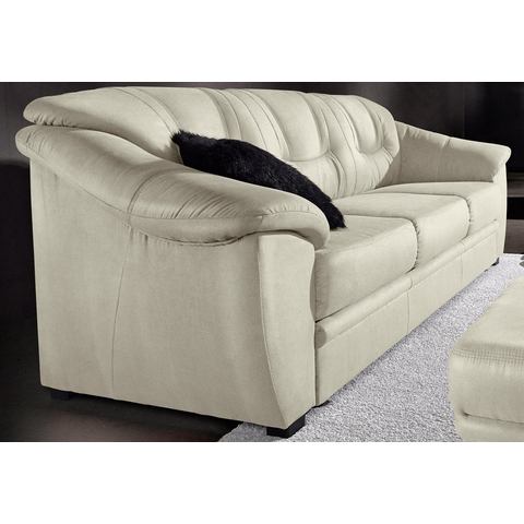 woonkamer driepersoons bankstel wit NatuurLEER SIT en MORE in 4 bekledingskwaliteiten