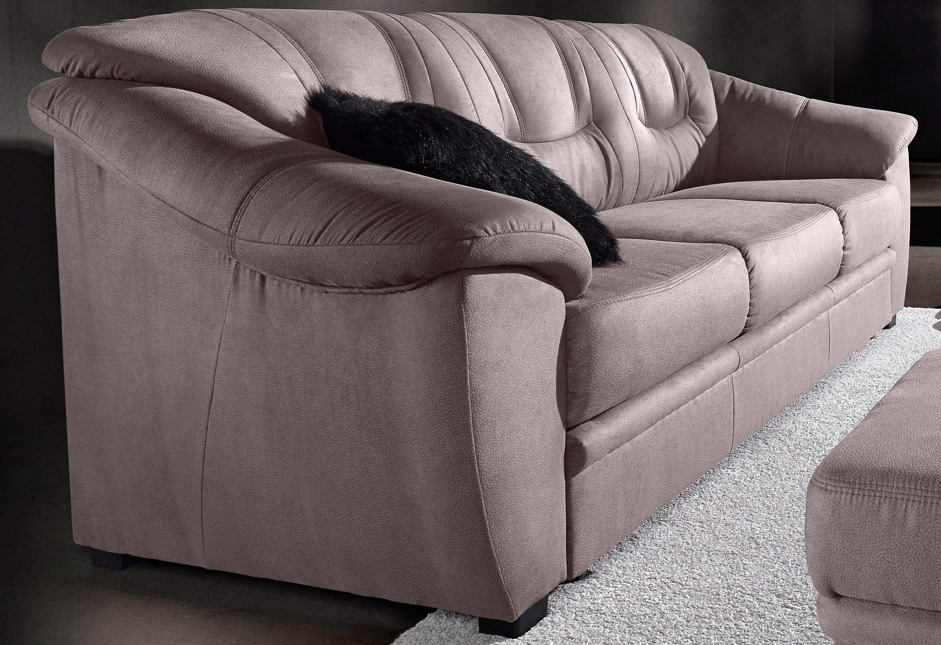 Sit&more 3-zitsbank Safira inclusief comfortabele binnenvering, naar keuze met slaapfunctie
