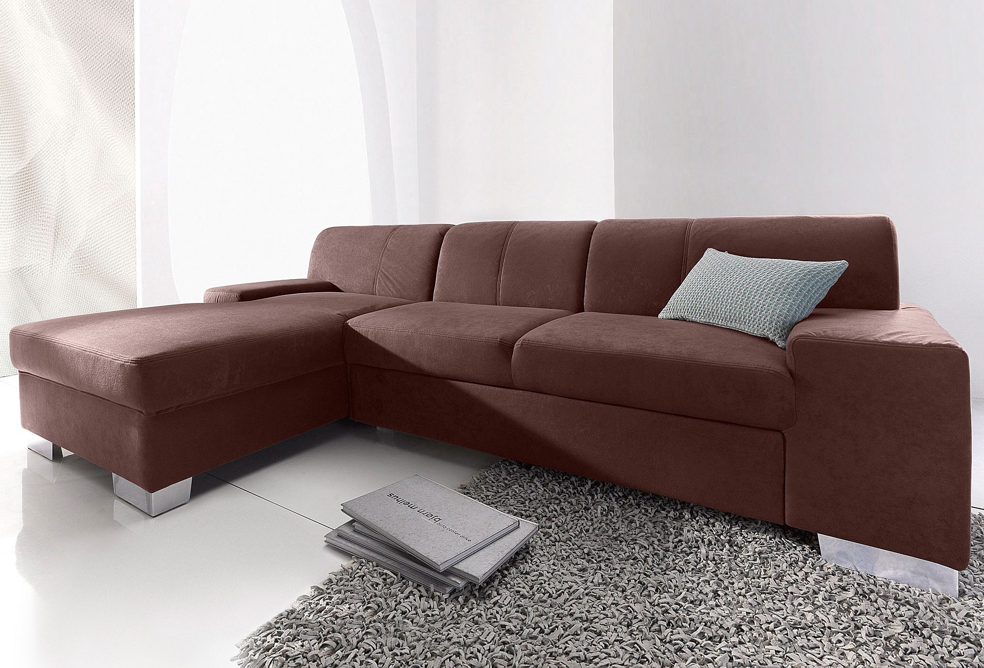 DOMO collection Hoekbank Star, tijdloze vormtaal, elegante uitstraling, L-vorm