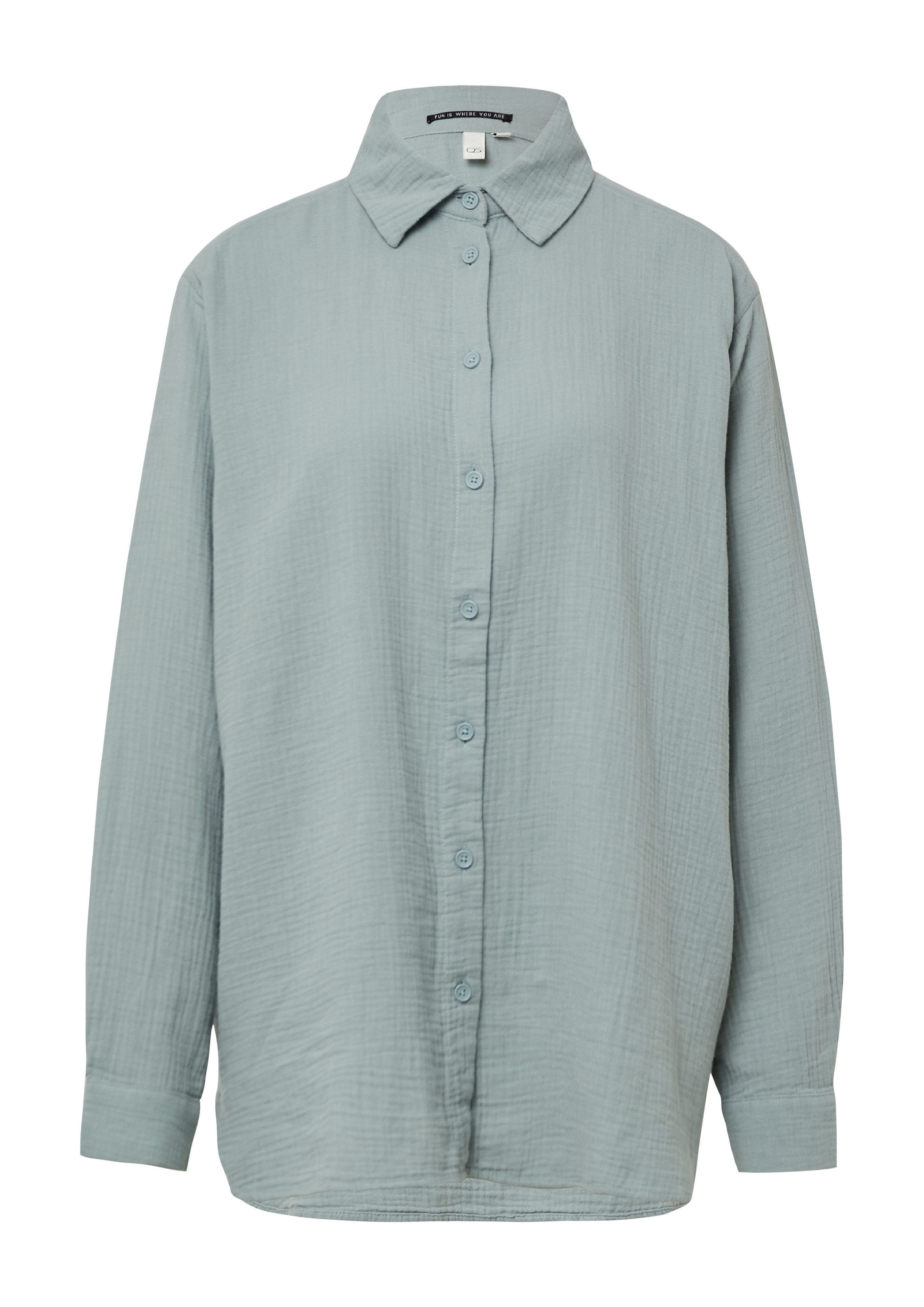 Q/S designed by Overhemdblouse van luchtige mousseline kwaliteit
