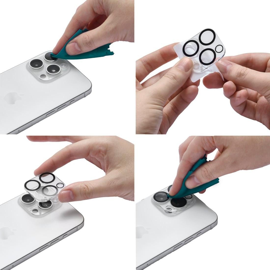 Hama Camerabeschermingsglas Camera bescherming "Cam Protect" voor Apple iPhone 15/15 Plus