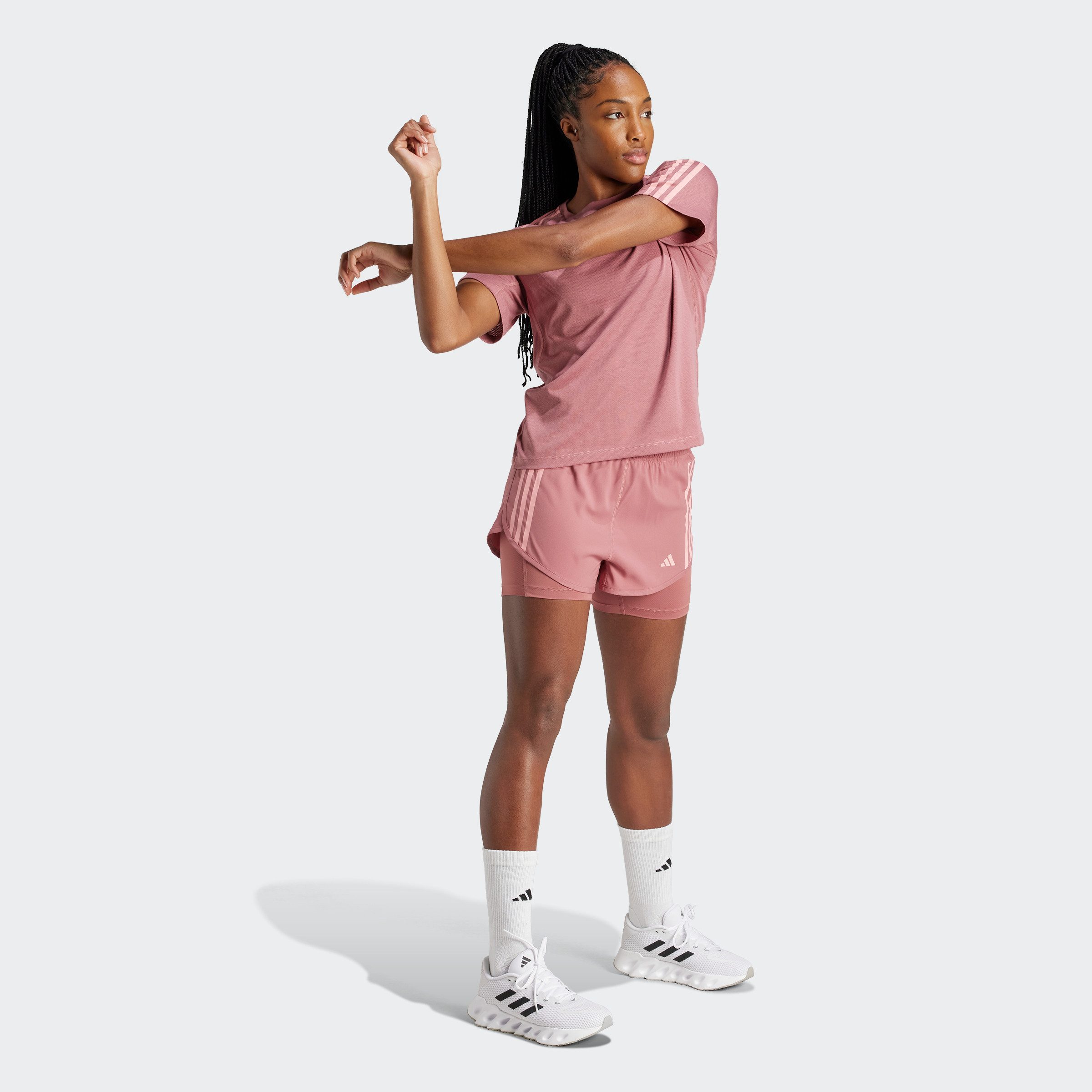 adidas Performance Runningshort OTR E 3S 2in1 S (1-delig)