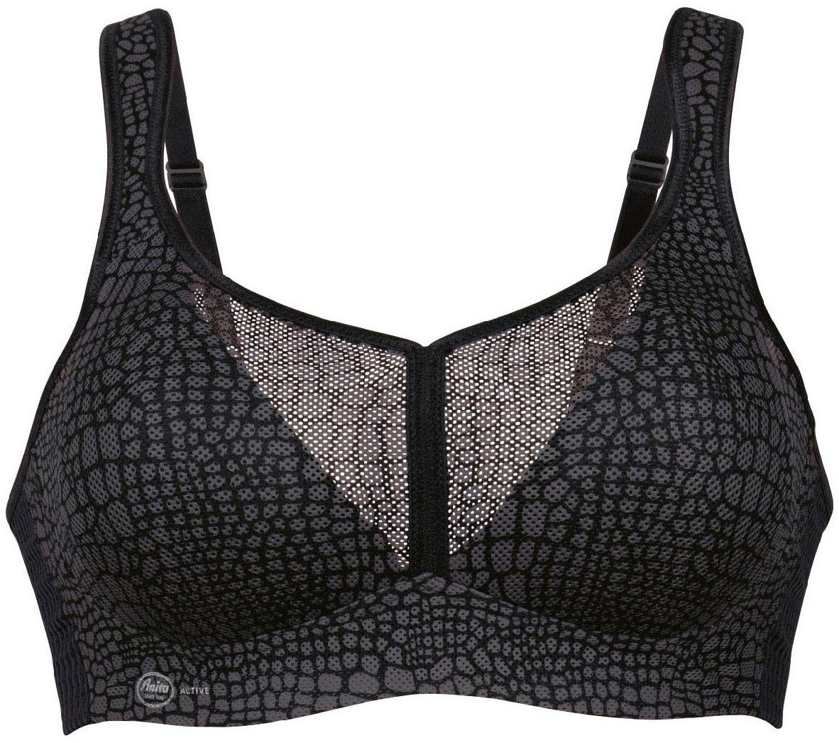 Anita Active Sport-bh Air Control Delta Pad Dubbel-laagse cups powertüll in de rug schaal smal gesneden