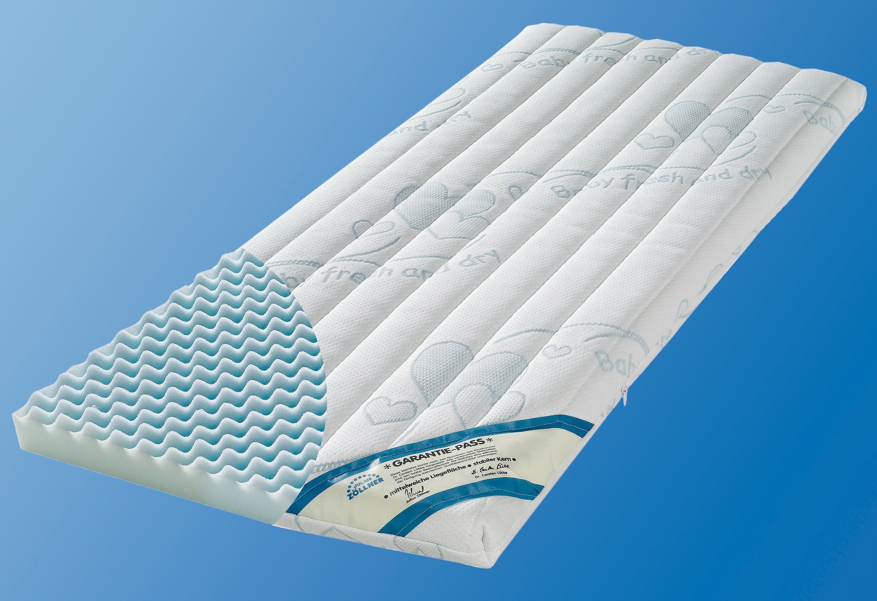 Zöllner Babymatras Dr. Lübbe Air Plus Matras voor wieg, afm.: 47x82 cm (1 stuk)