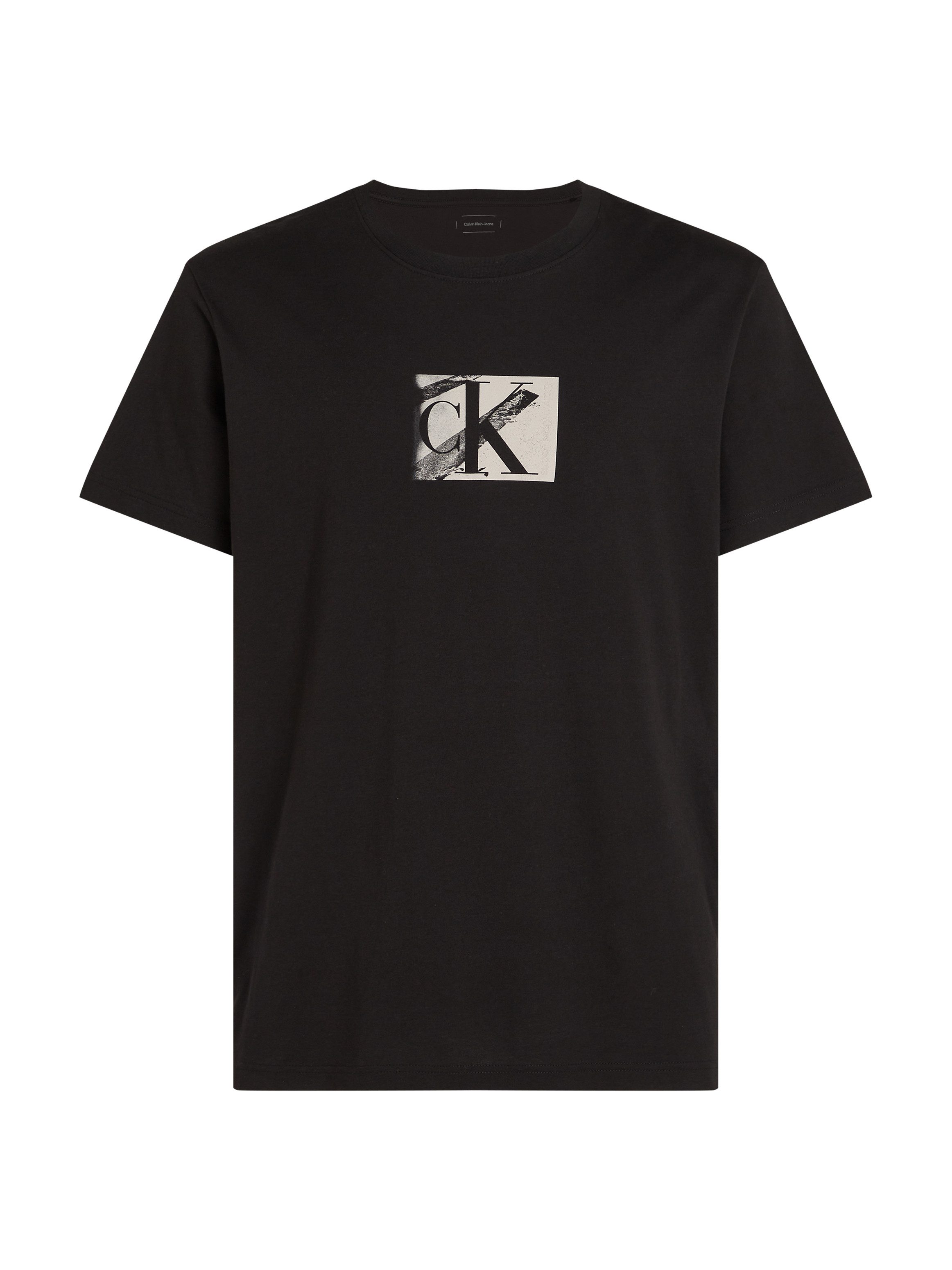 Calvin Klein Shirt met ronde hals SMALL CK BOX TEE