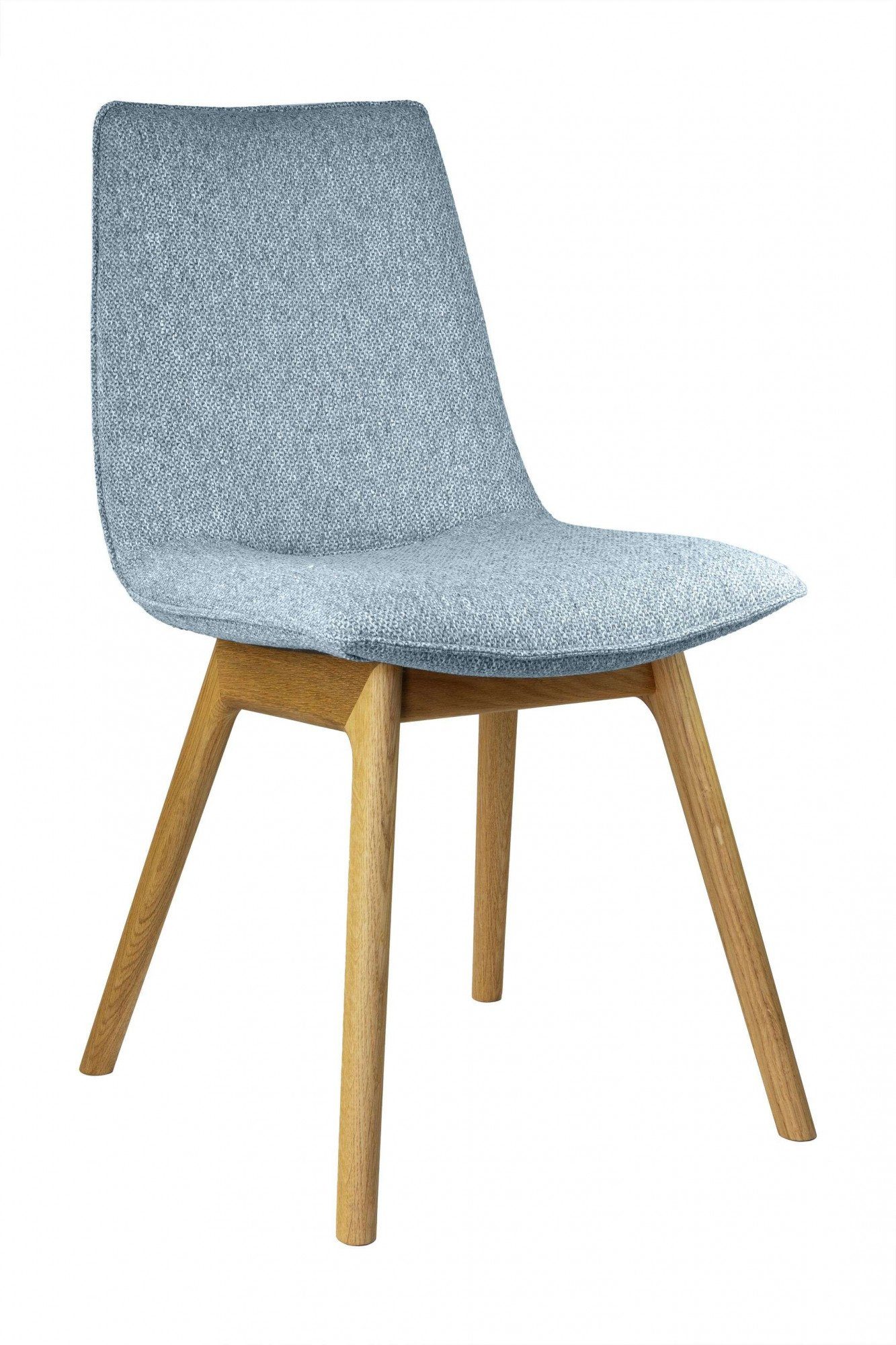 andas Eetkamerstoel Ramon met massief houten poten, verschillende stoffen (set, 2 stuks)