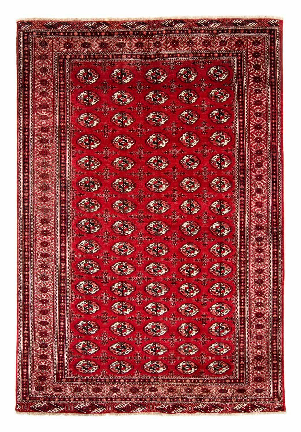 morgenland Wollen kleed Meymeh medaillon rosso scuro 324 x 235 cm Uniek exemplaar met certificaat