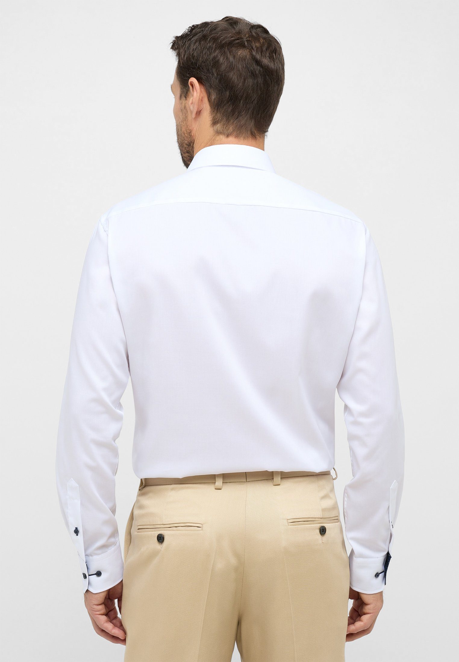 Eterna Overhemd met lange mouwen MODERN FIT NON IRON (strijkvrij)