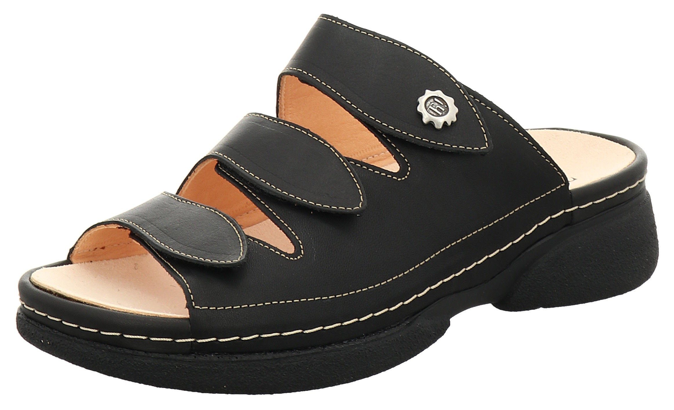 Think! Slippers CAMBIO blokhak, zomerschoen, slippers met verwisselbare binnenzool