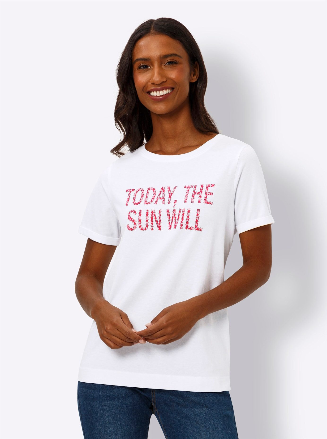 heine Shirt met ronde hals Shirt (1-delig)