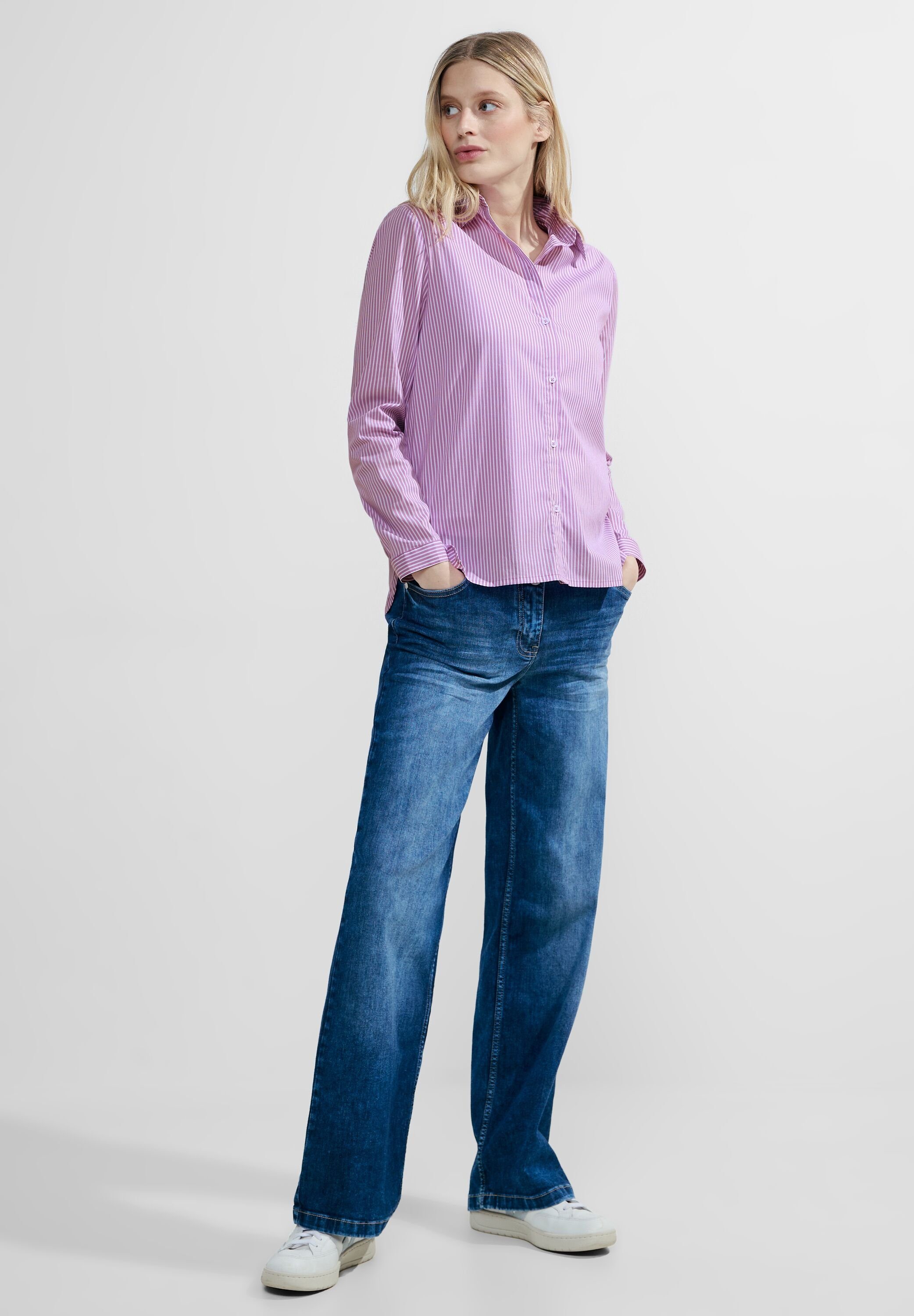 Cecil Overhemdblouse met gestreept patroon