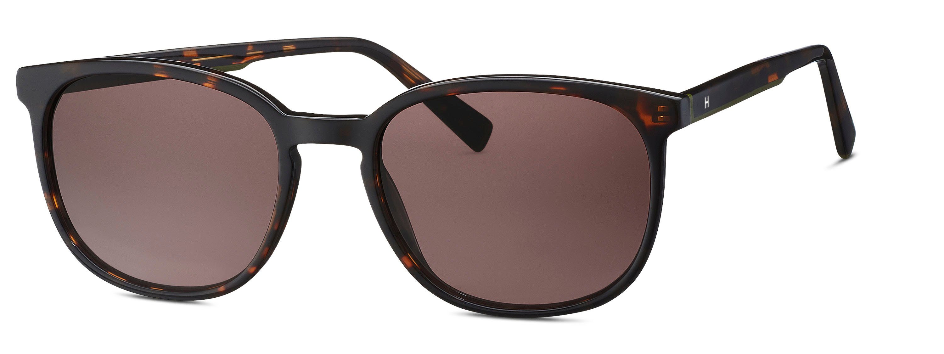 HUMPHREY´S eyewear Zonnebril 588183 Vorm trapezium, olijfkleurige accenten op de poot, adc uv 400