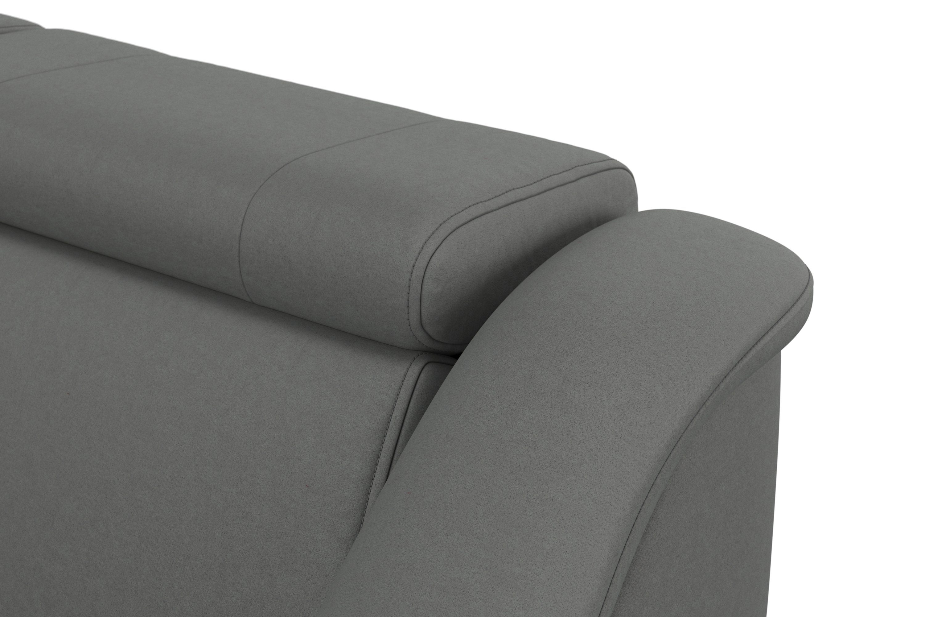 sit&more Hoekbank Freetown L-vorm met verstelbare hoofdsteun en comfortabele binnenvering