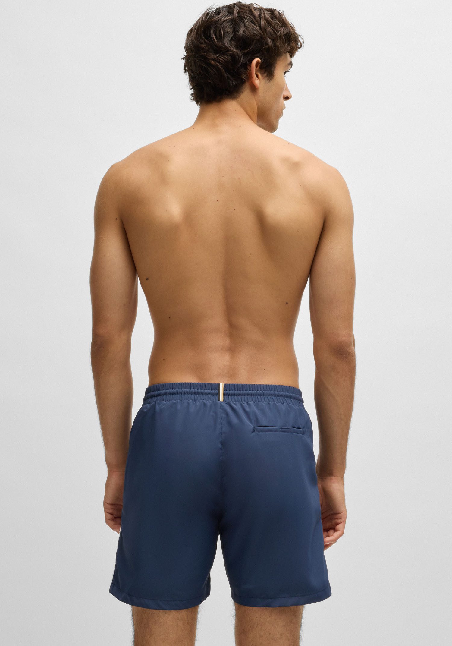BOSS Zwemshort Starfish met contraststrepen