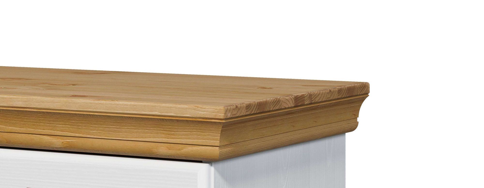 Home affaire Buffetkast Rügen gecertificeerd massief hout, hoogte 168 cm, in landhuisstijl
