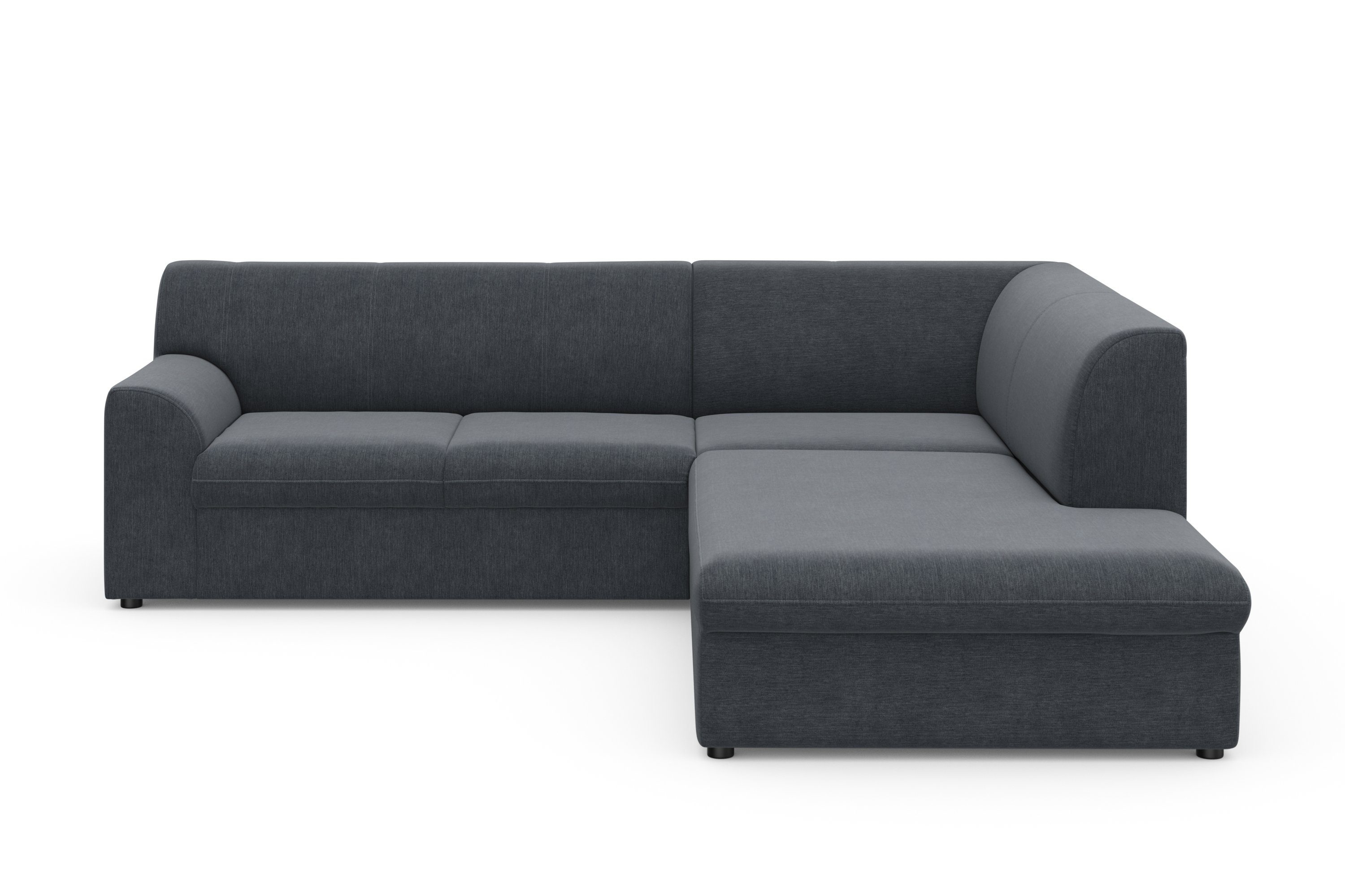 DOMO collection Hoekbank Topper L-vorm met ottomane, naar keuze met slaapfunctie