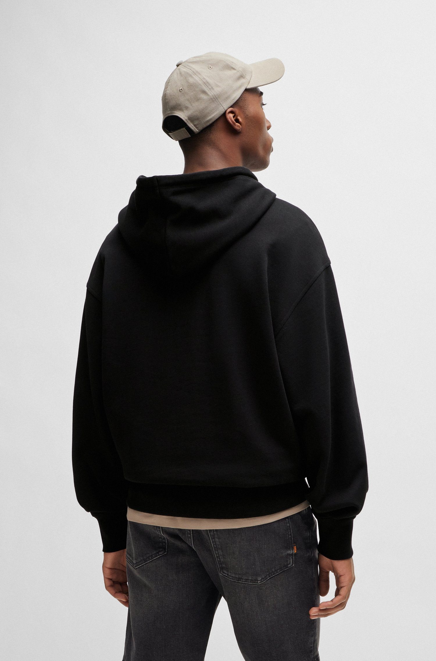 Boss Orange Hoodie WeSmallhood met kangoeroezak