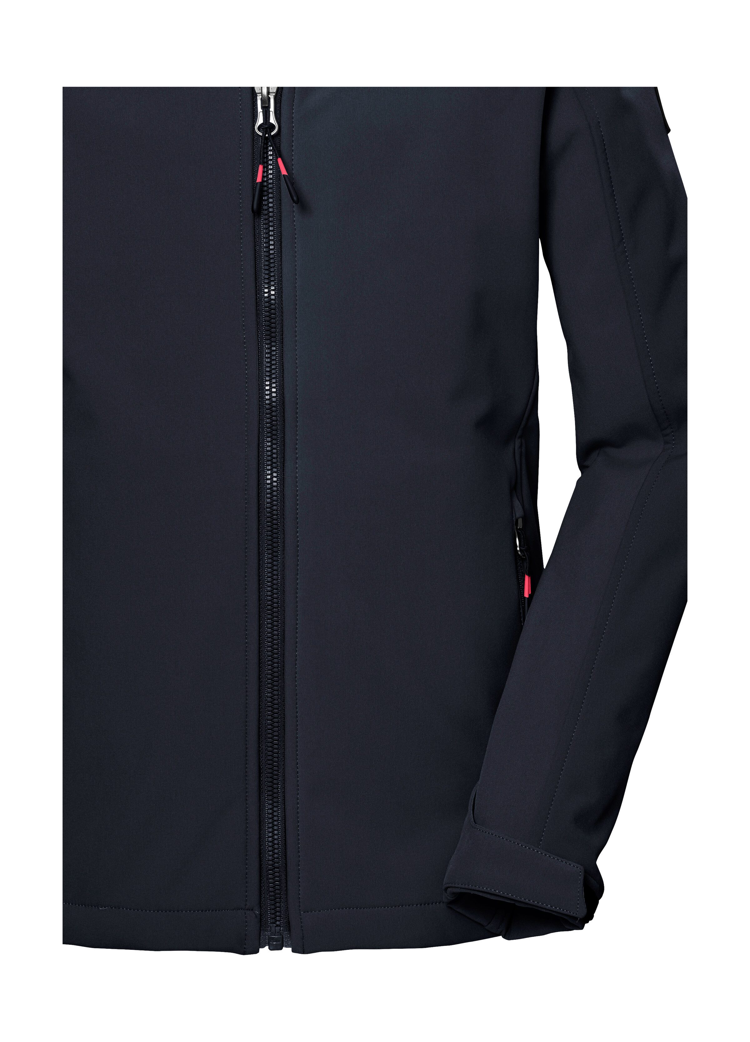 Killtec Softshell-jack KOS 145 GRLS SFTSHLL JCKT Wind- en waterafstotende meisjesjas, ademend mesh-inzet