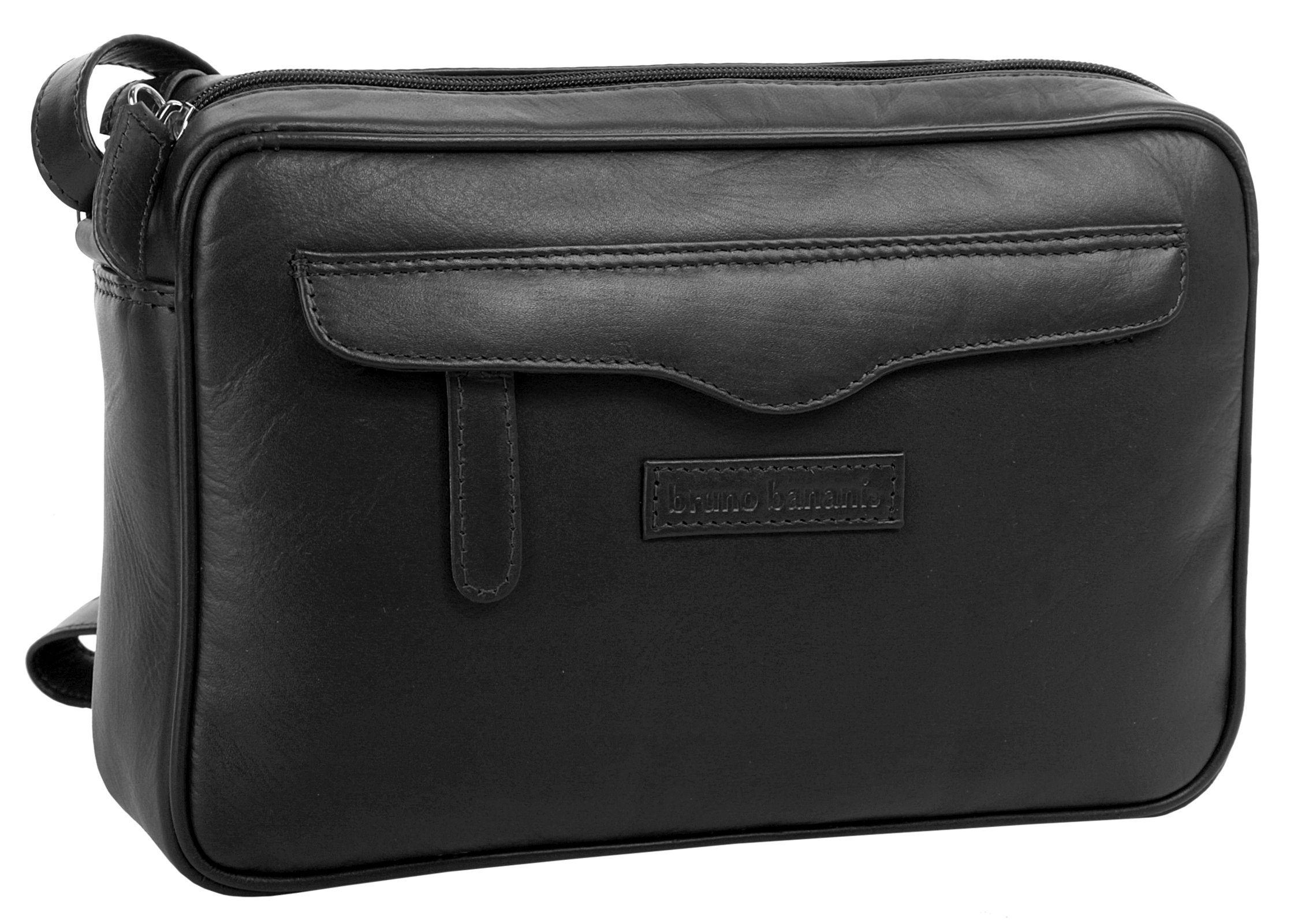 Bruno Banani Schoudertas echt leder