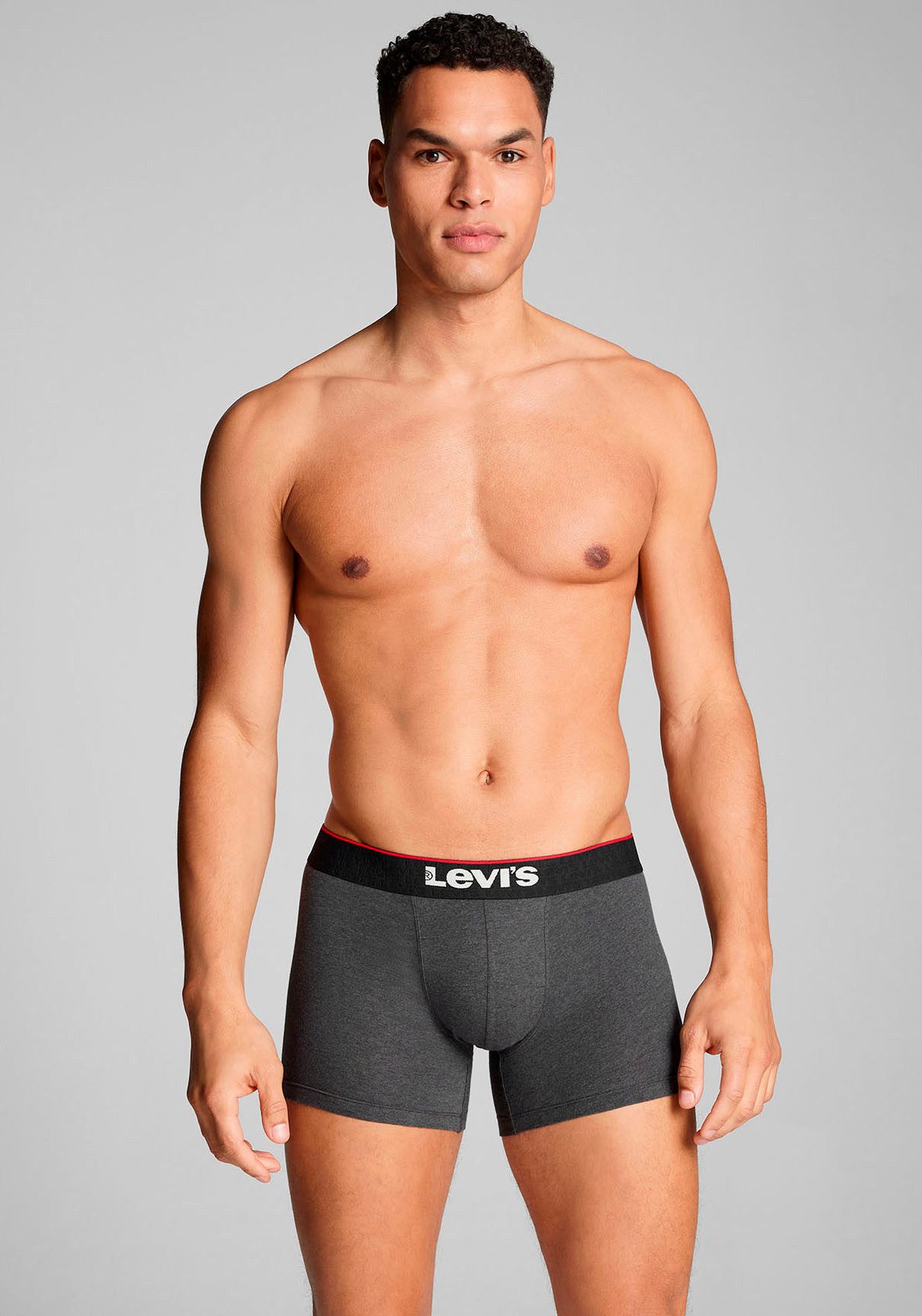 Levi's Boxershort met kleuraccent webgummiband (Set van 2)