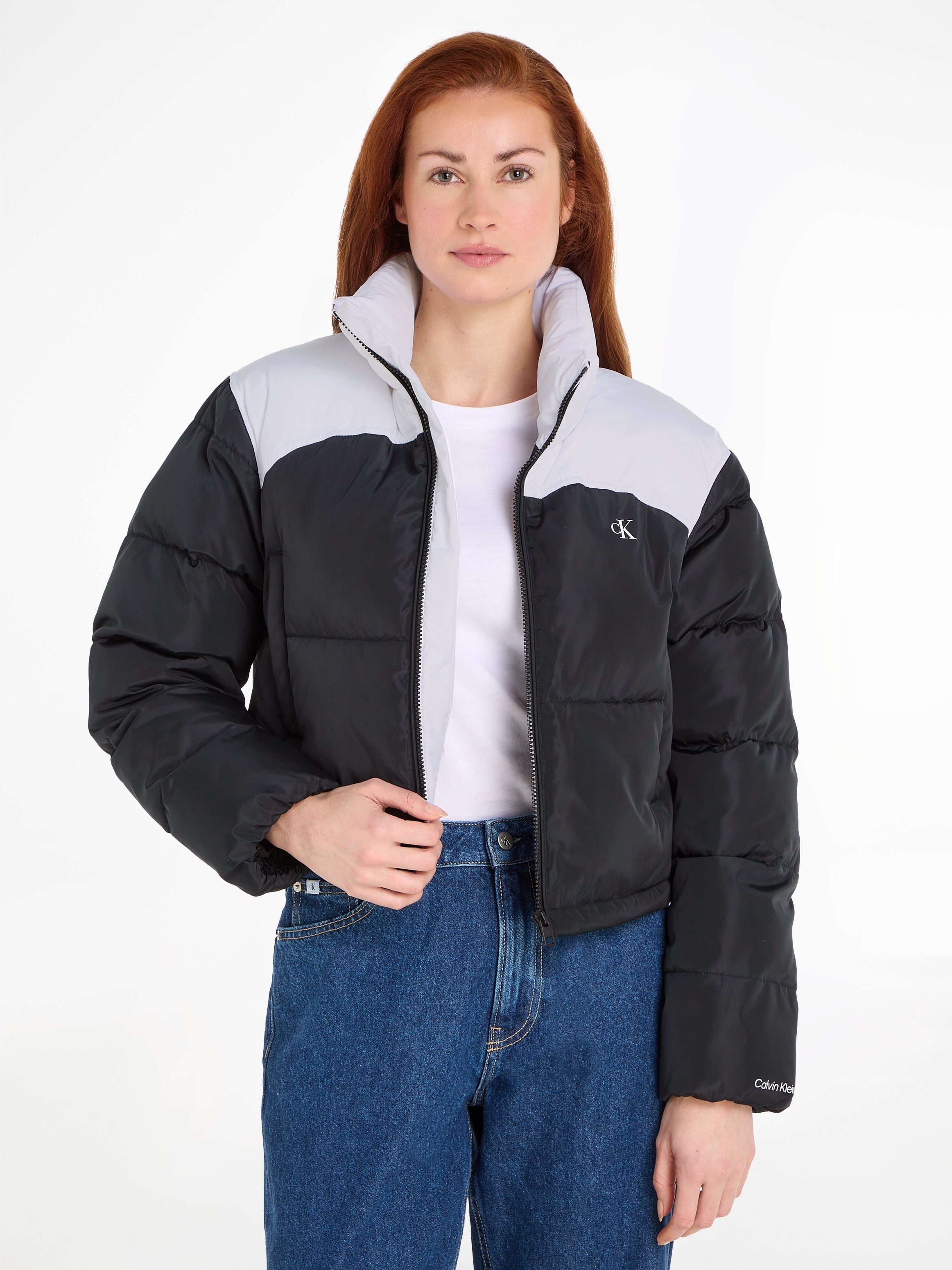 Calvin Klein Gewatteerde jas NON DOWN CROPPED PUFFER