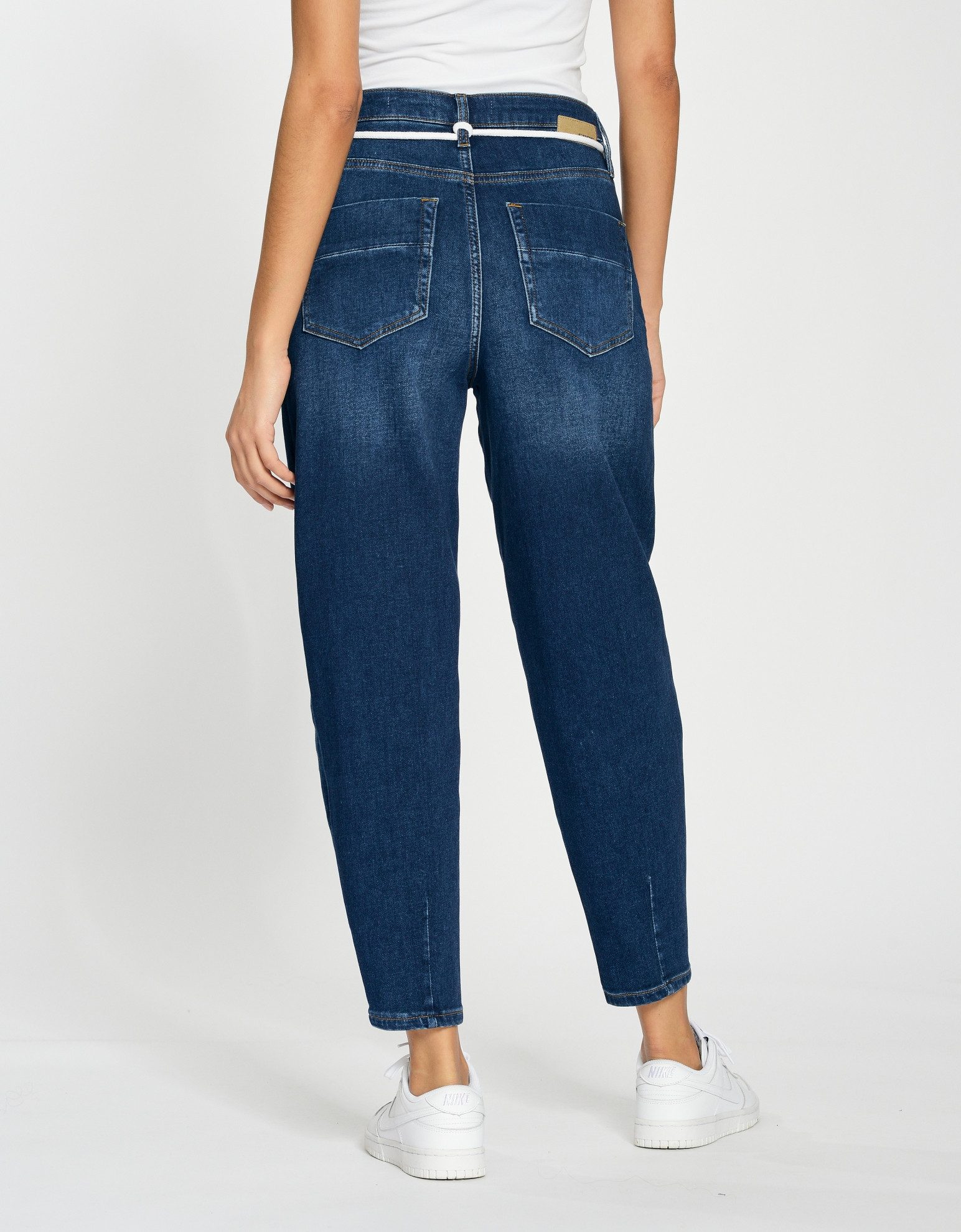 GANG Joggingbroek 94SILVIA JOGGER zachte sweat denim