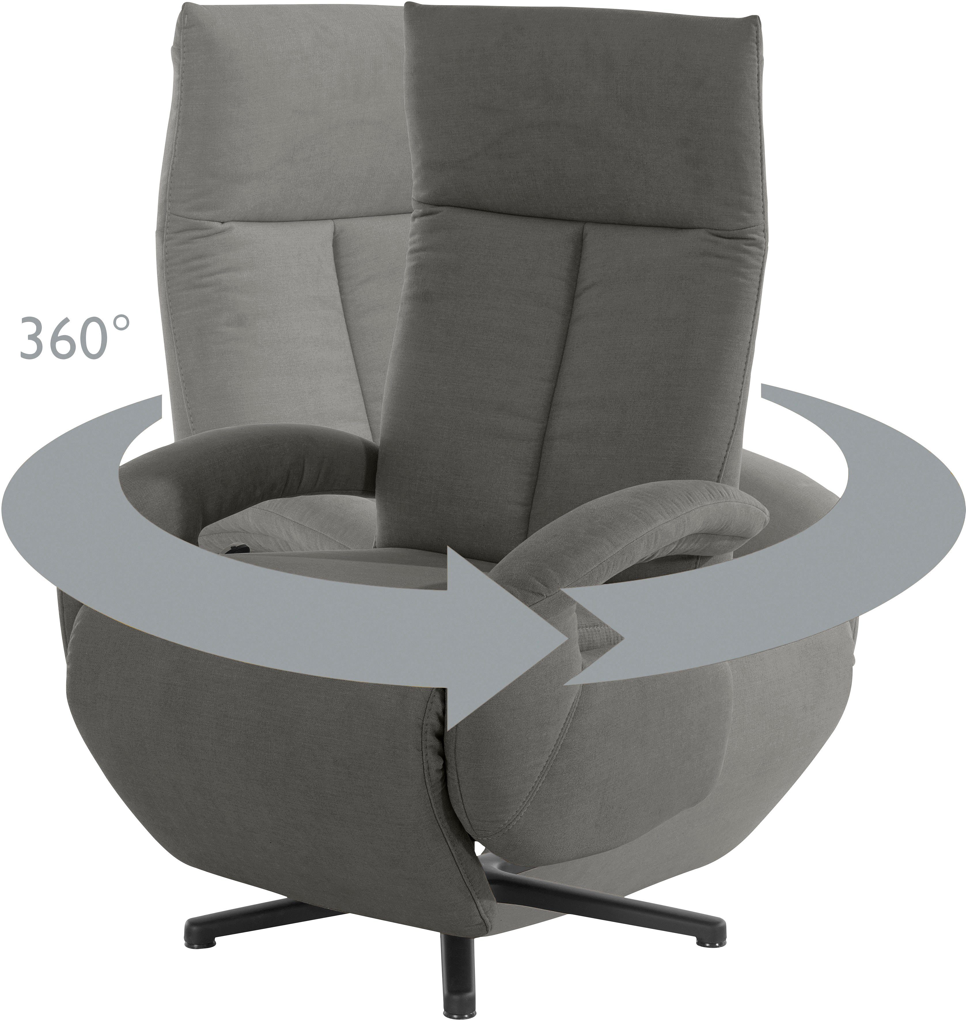 sit&more Relaxfauteuil Tycoon naar keuze handmatig, met twee motoren of met accu of met 2 motoren